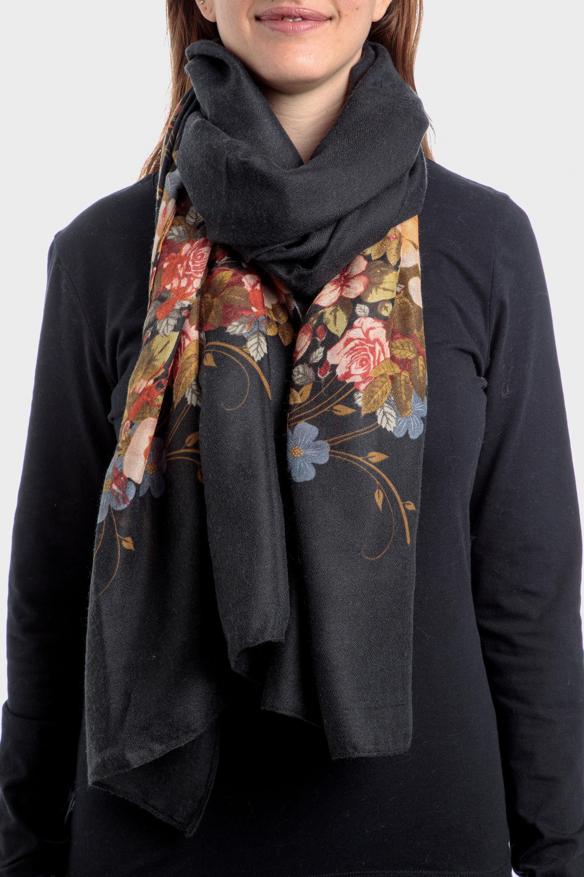 Floral pashmina, , large image number 0