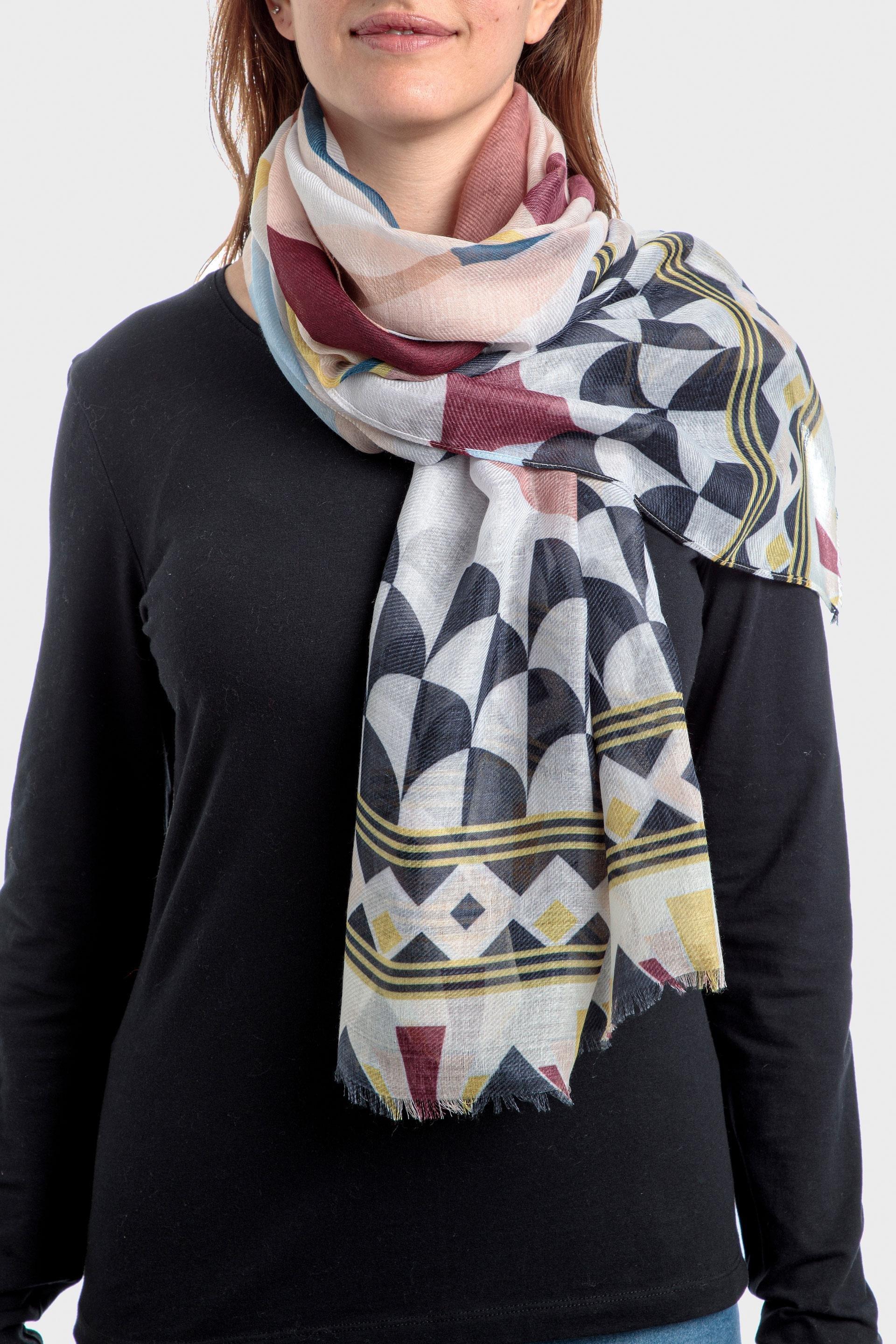 Multicolour Printed Pashmina, , large image number 0