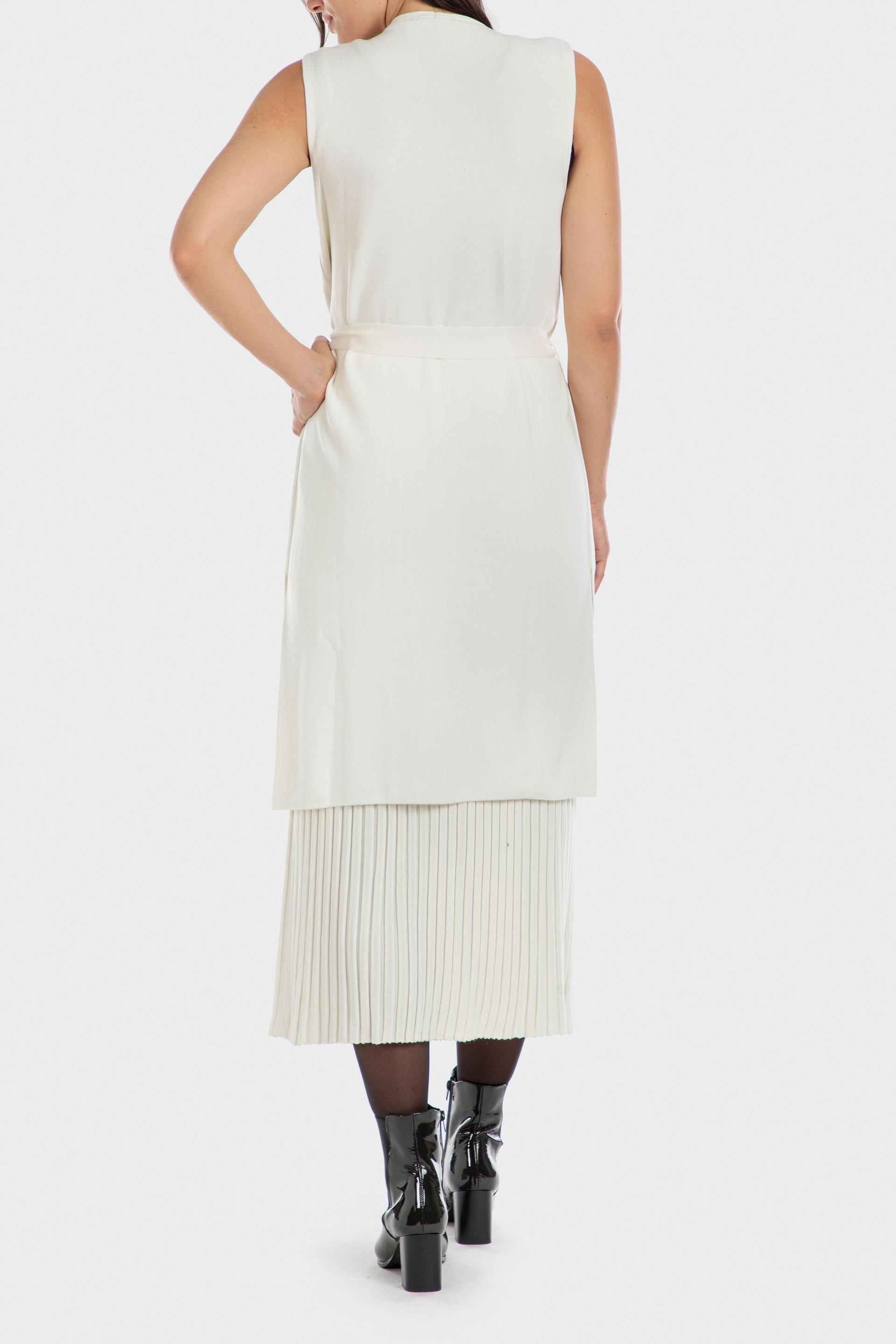 White Knitted Waistcoat, , large image number 3