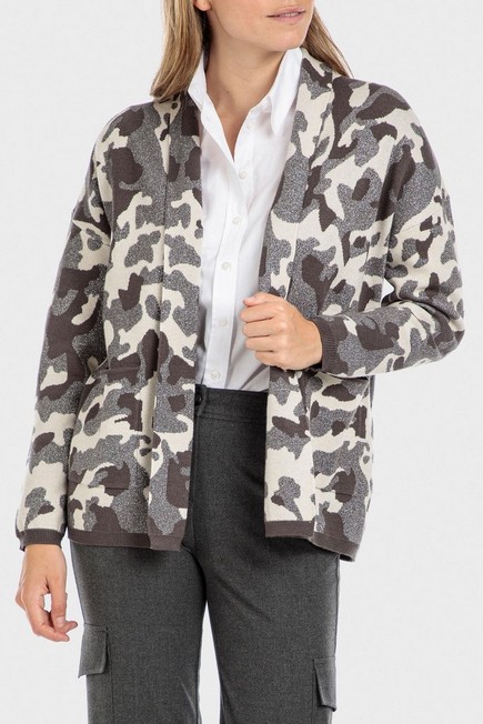 Punt Roma - Grey Camouflage Jacket