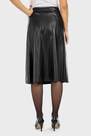 Punt Roma - Black Leather Skirt