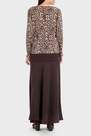 Punt Roma - Brown Long Crepe Skirt
