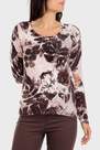 Punt Roma - Pink Sequins Print Sweater