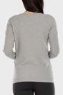 Punt Roma - Grey Rhinestone Print Sweater