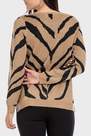 Punt Roma - Brown Metallic Thread Sweater
