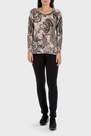Punt Roma - Nude Cashmere Print Sweater