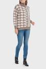 Punt Roma - Beige Houndstooth Sweater