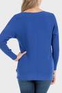 Punt Roma - Blue Batwing Sleeve Sweater