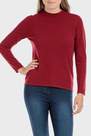 Punt Roma - Red Basic Semi Turtleneck Sweater