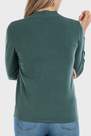 Punt Roma - Green Basic Semi Turtleneck Sweater