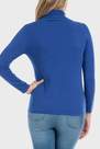 Punt Roma - Blue Basic Turtleneck Sweater