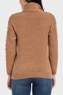 Punt Roma - Brown Turtleneck Sweater