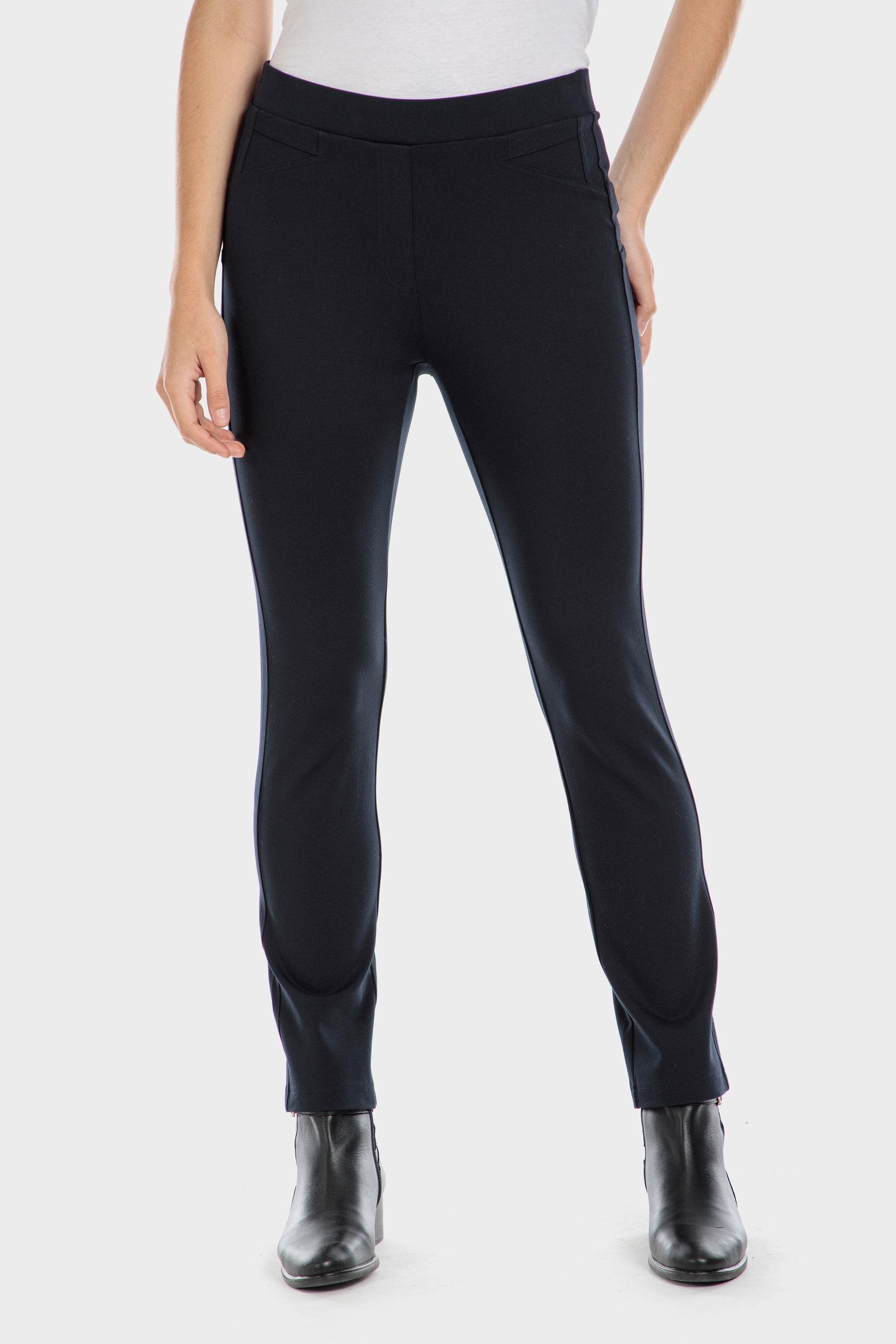 Navy Push Up Trousers, , large image number 1