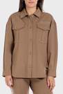 Punt Roma - Brown Two Front Pockets Overshirt