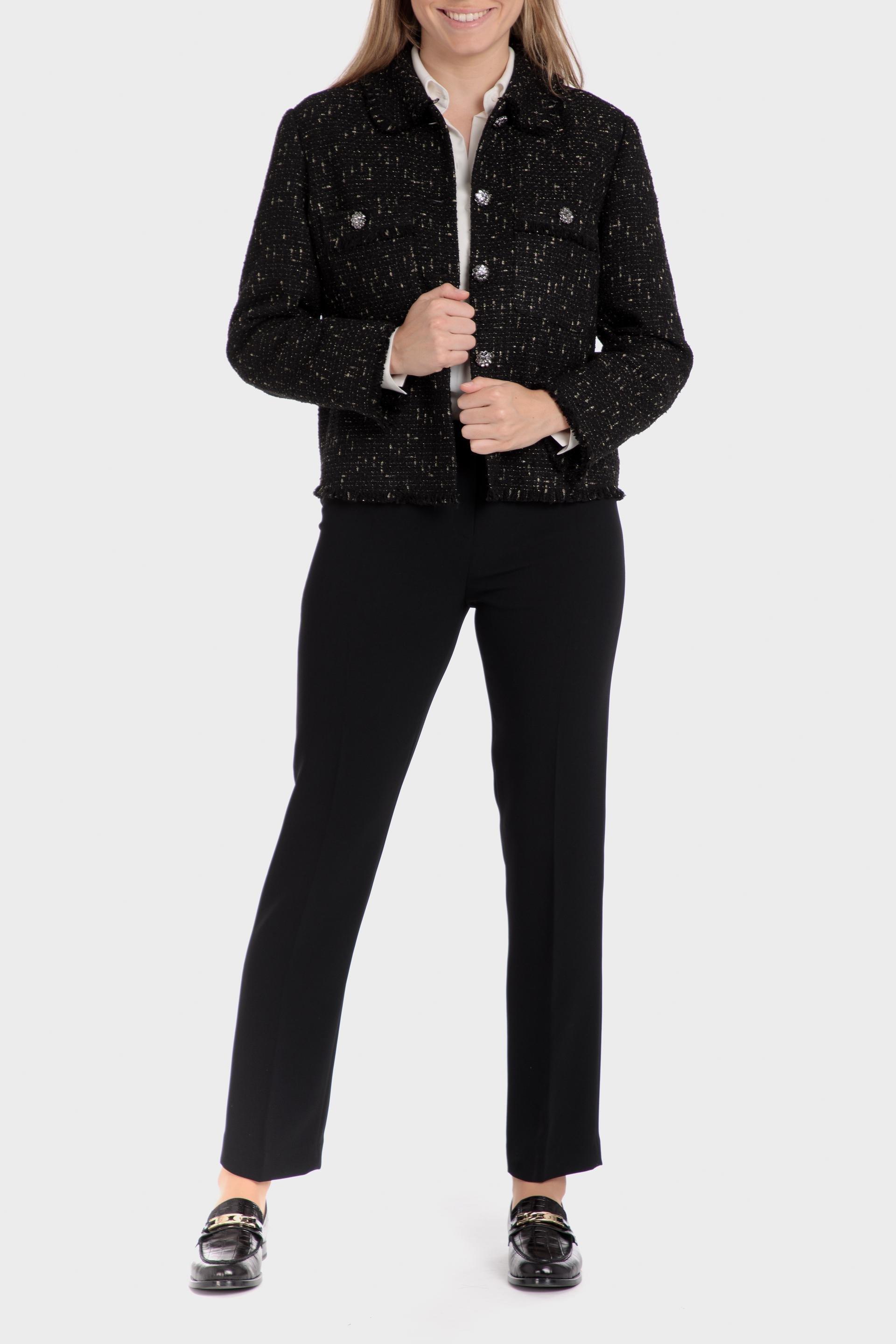 Black Casual Jacket, , large image number 1