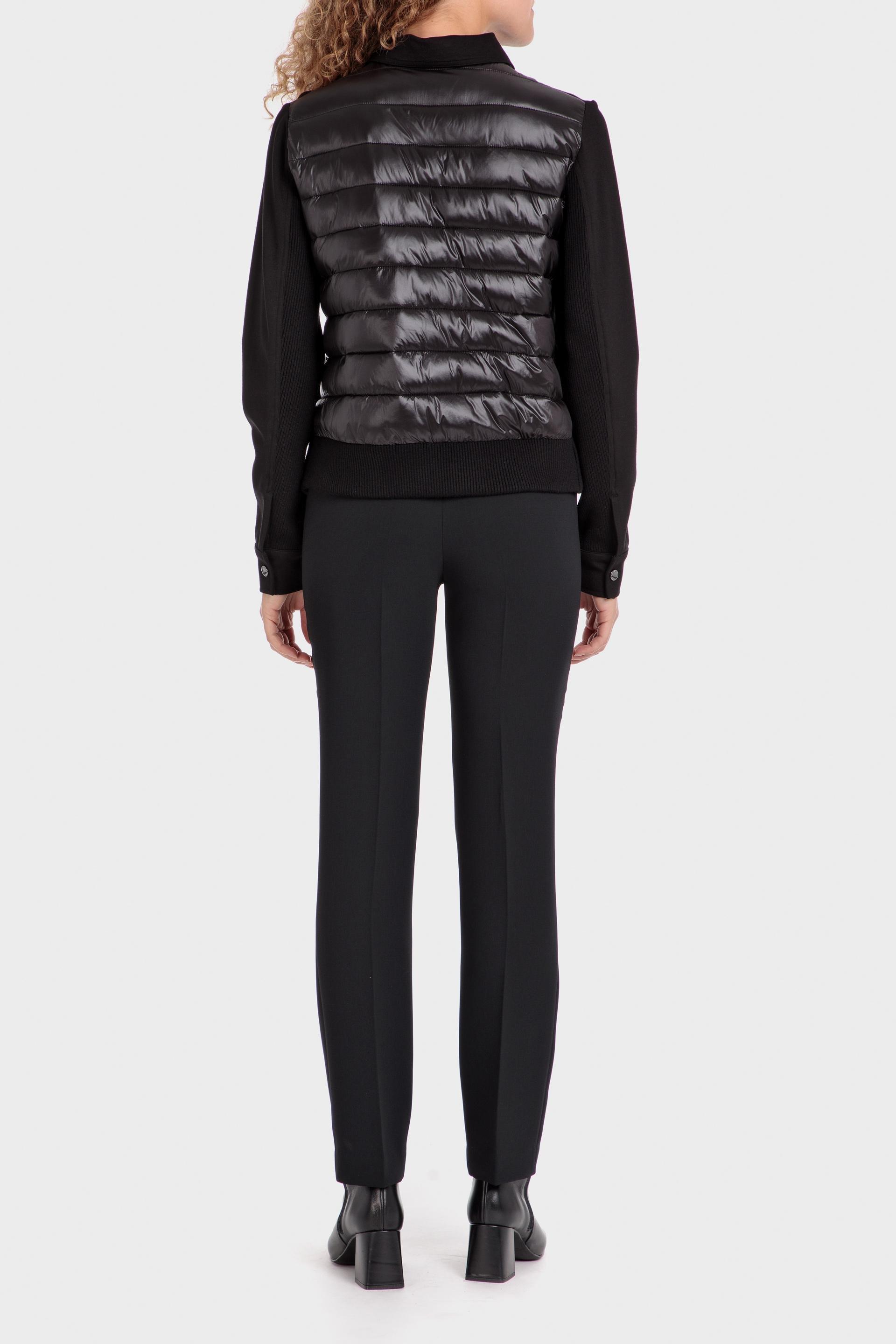 Black Plain Short Jacket, , large image number 2