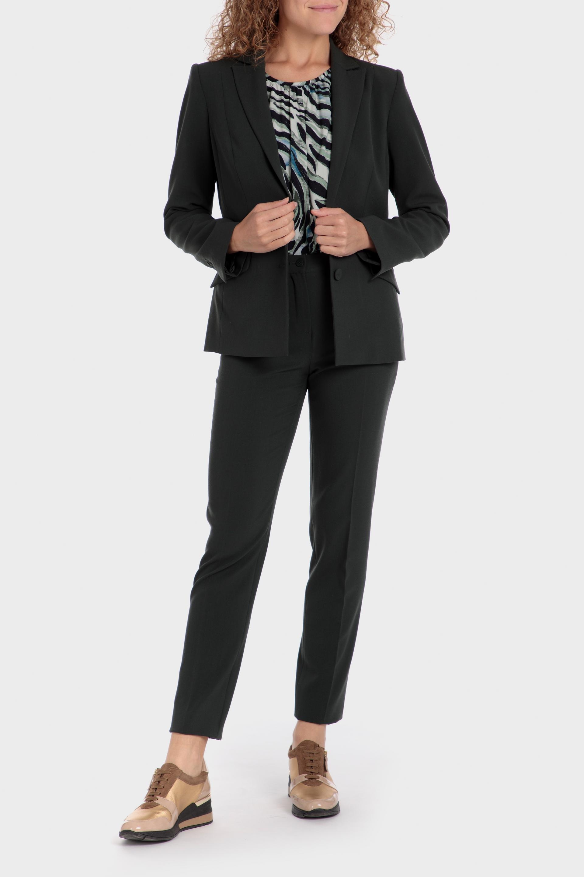 Green Graphic Print Suit Jacket, , large image number 1