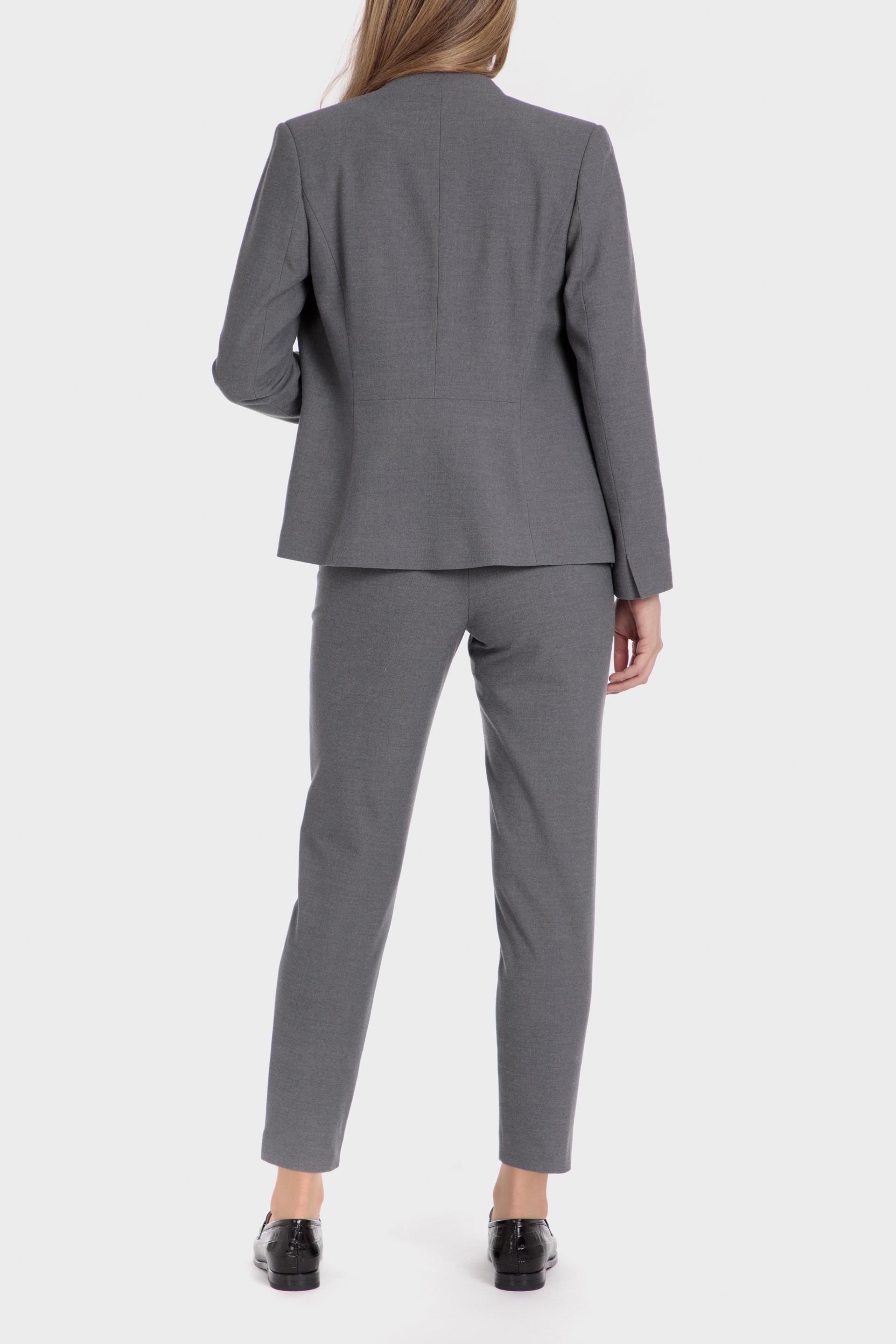 Grey Printed Suit Jacket, , large image number 2