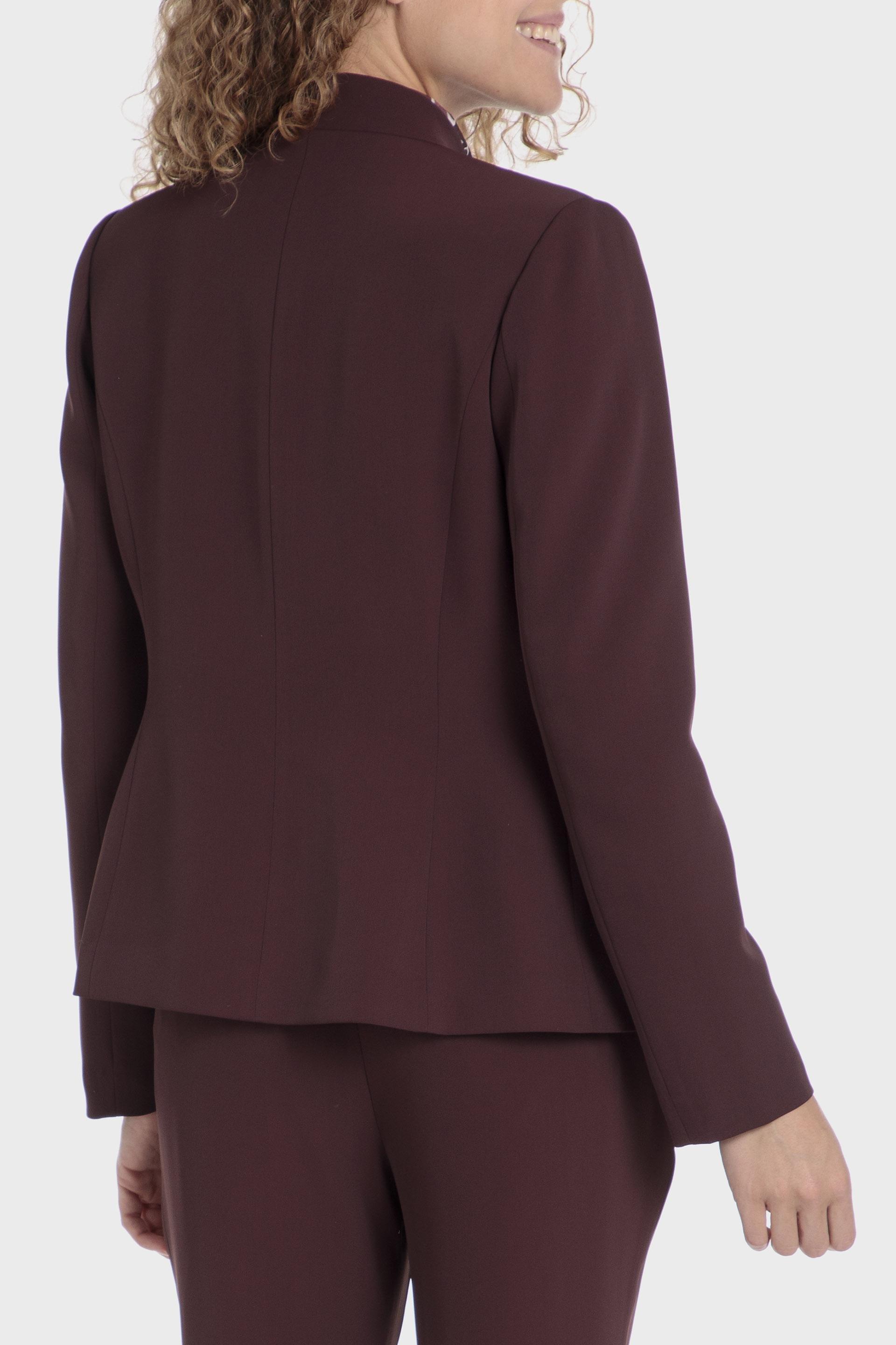Maroon Floral Suit Jacket, , large image number 2
