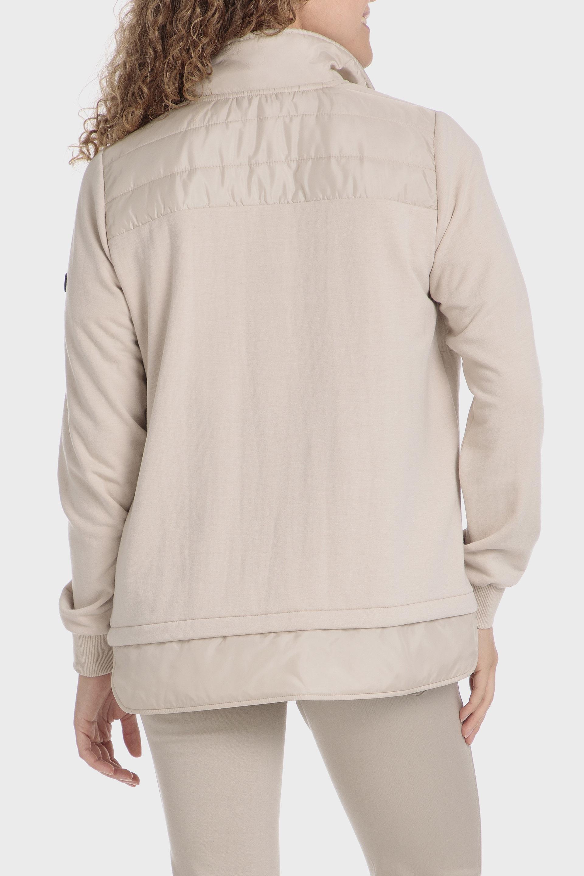 Beige Quilted Jacket, , large image number 2