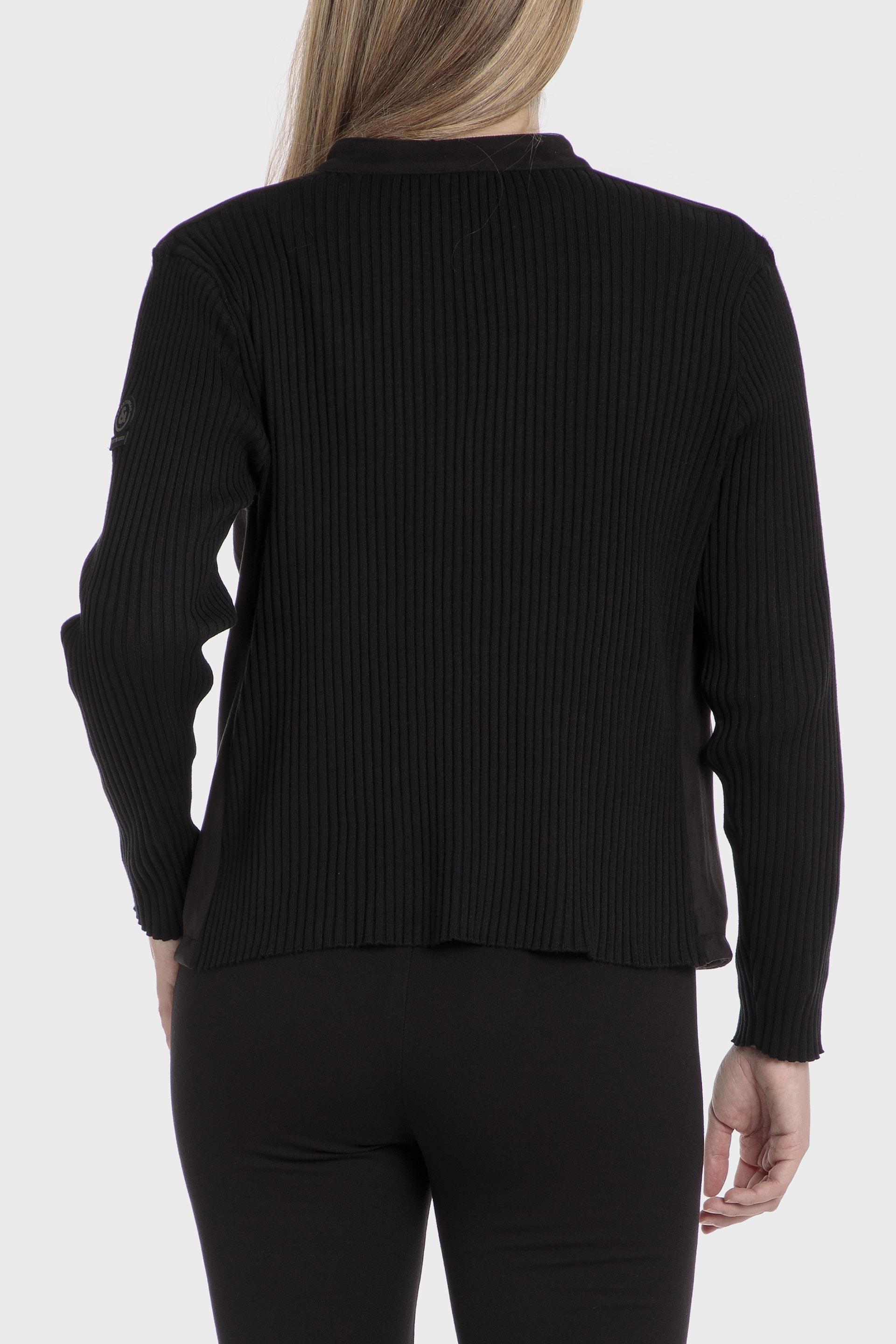 Black Textured Short Jacket, , large image number 2