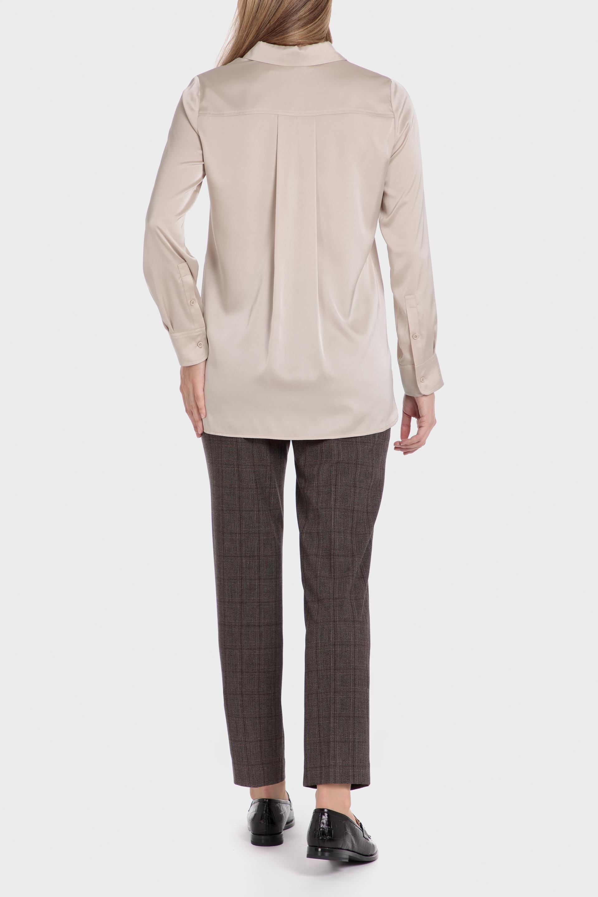 Beige Long Sleeve Buttoned Shirt, , large image number 3