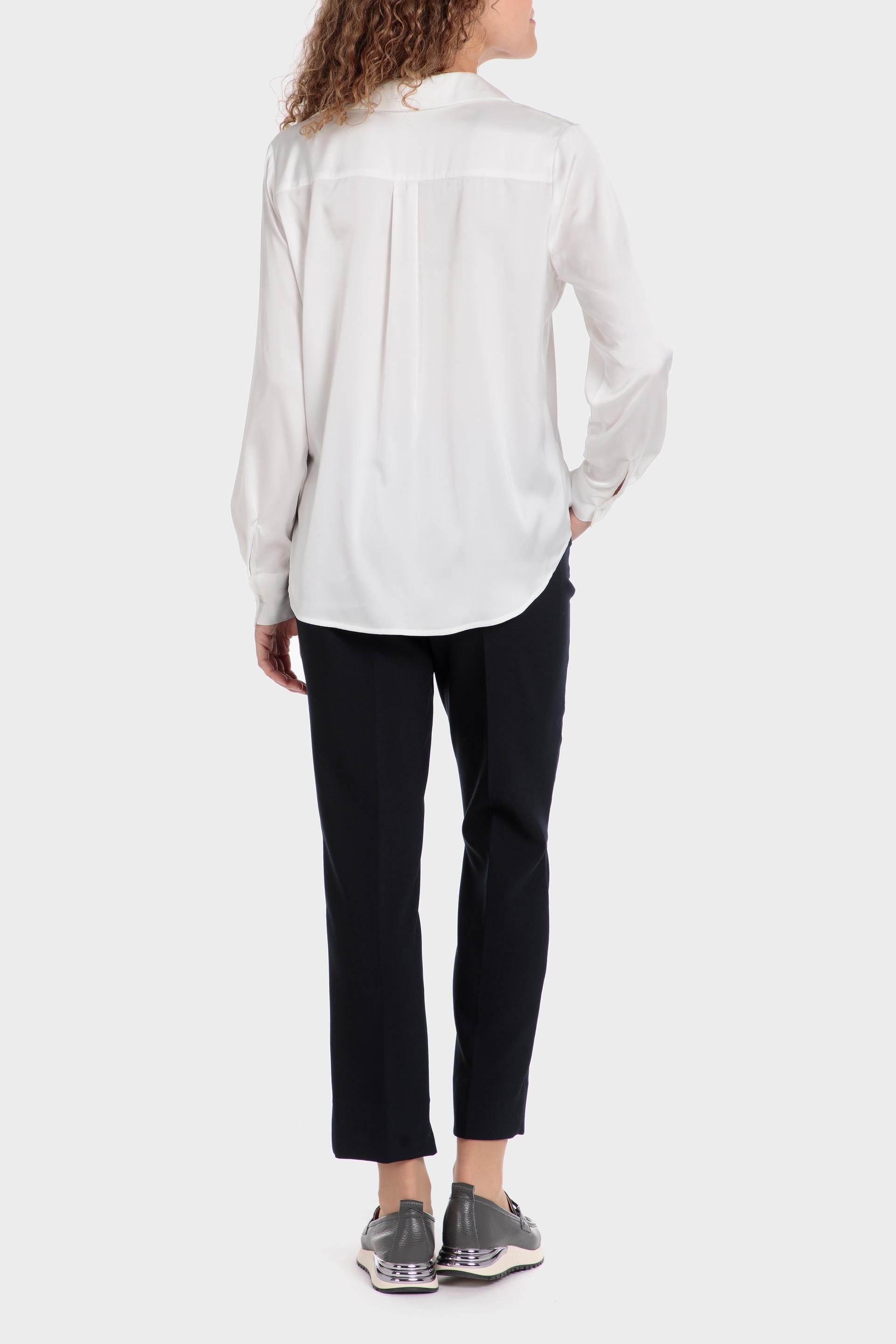 White Satin Finish Button Down, , large image number 4