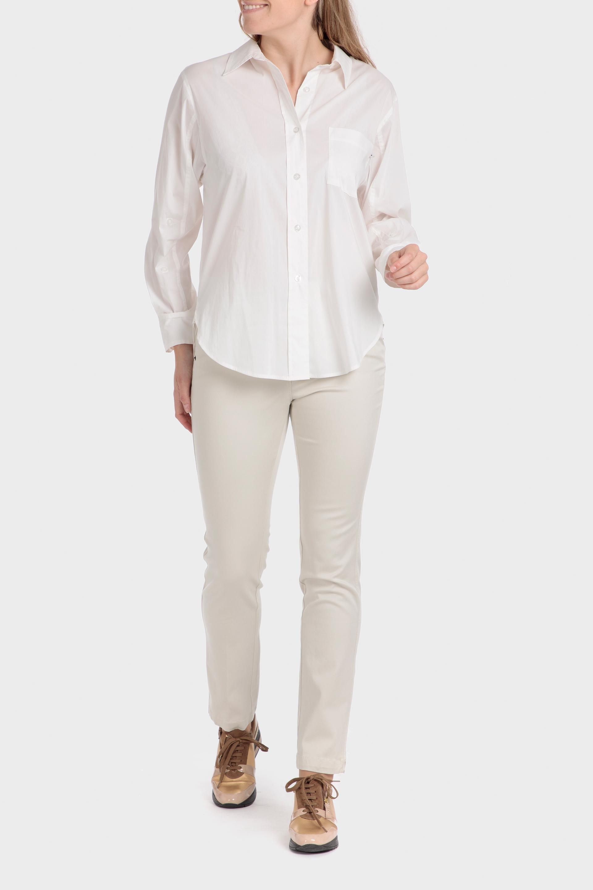 White Plain Button Down Shirt, , large image number 1