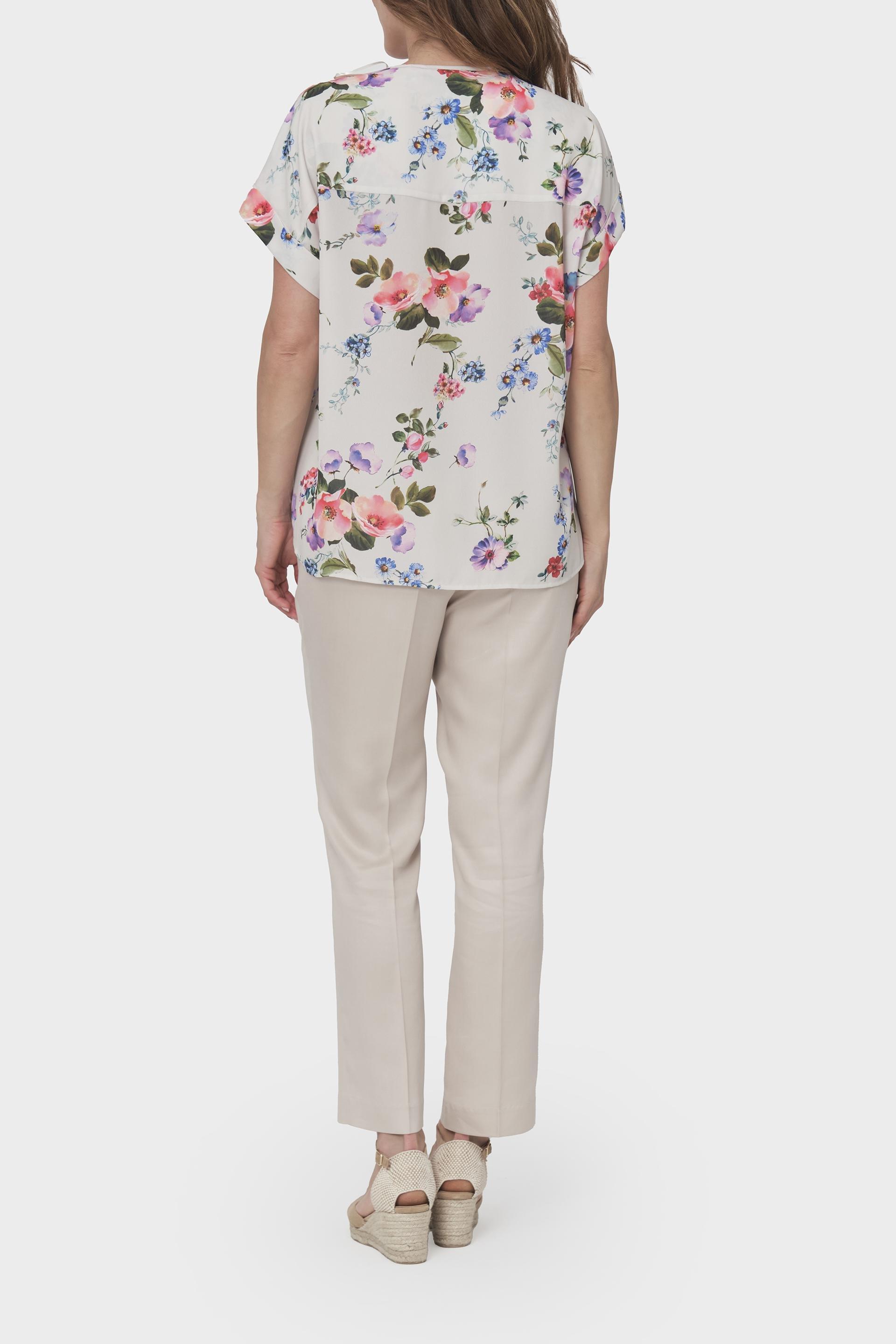 Floral Print Blouse, Beige Sand, large image number 2