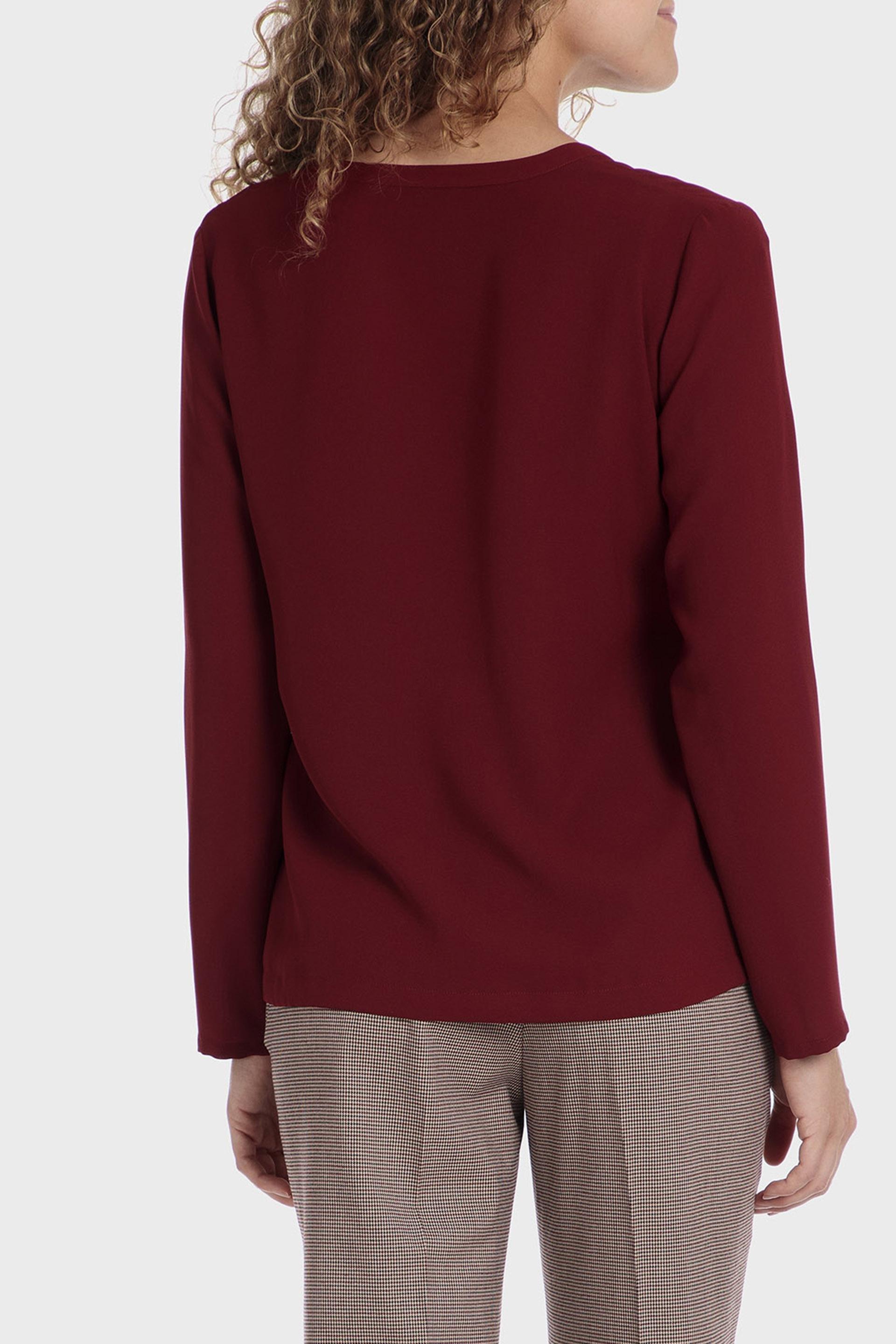 Maroon Blouse With Pockets, , large image number 2