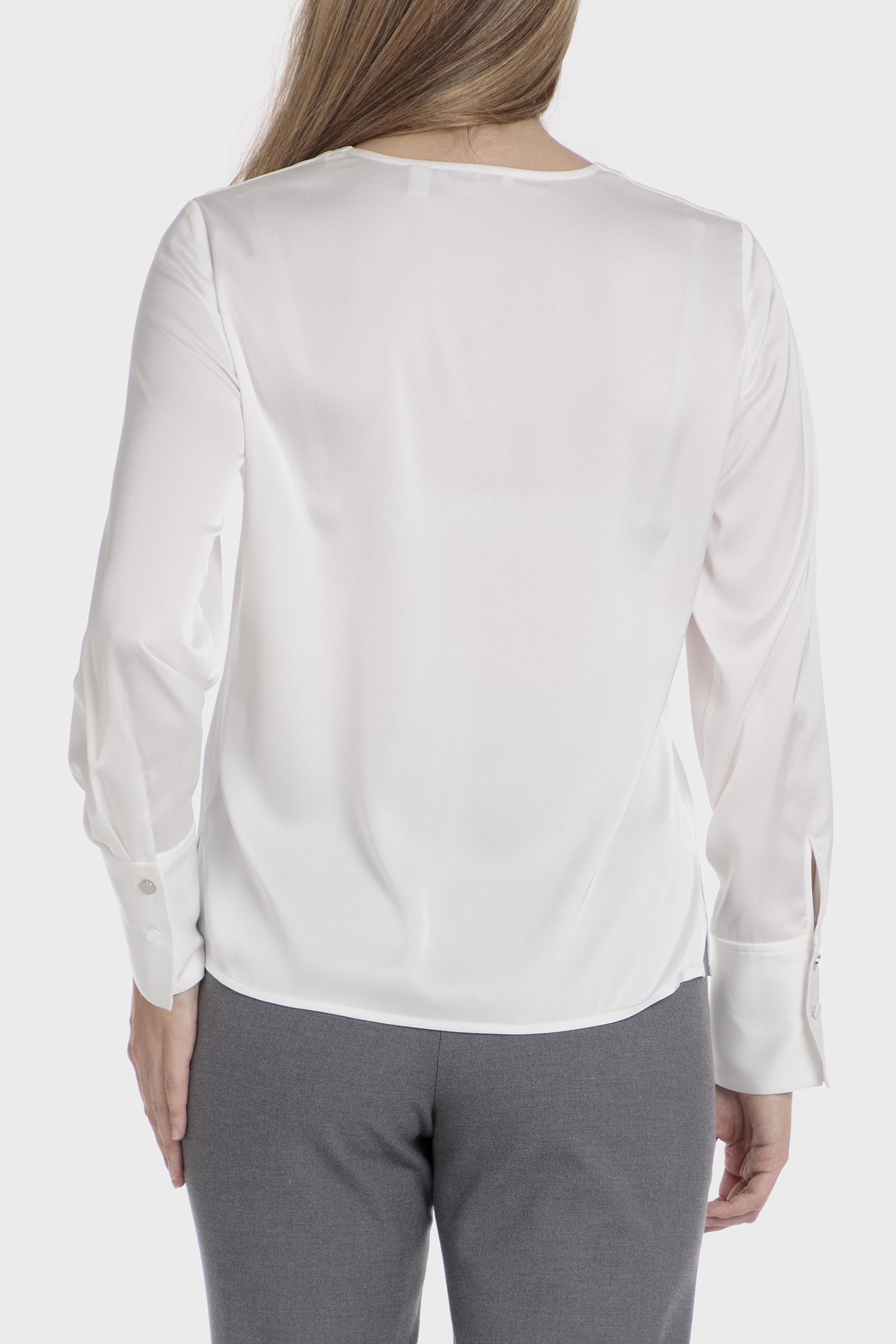 White Plain Blouse, , large image number 2