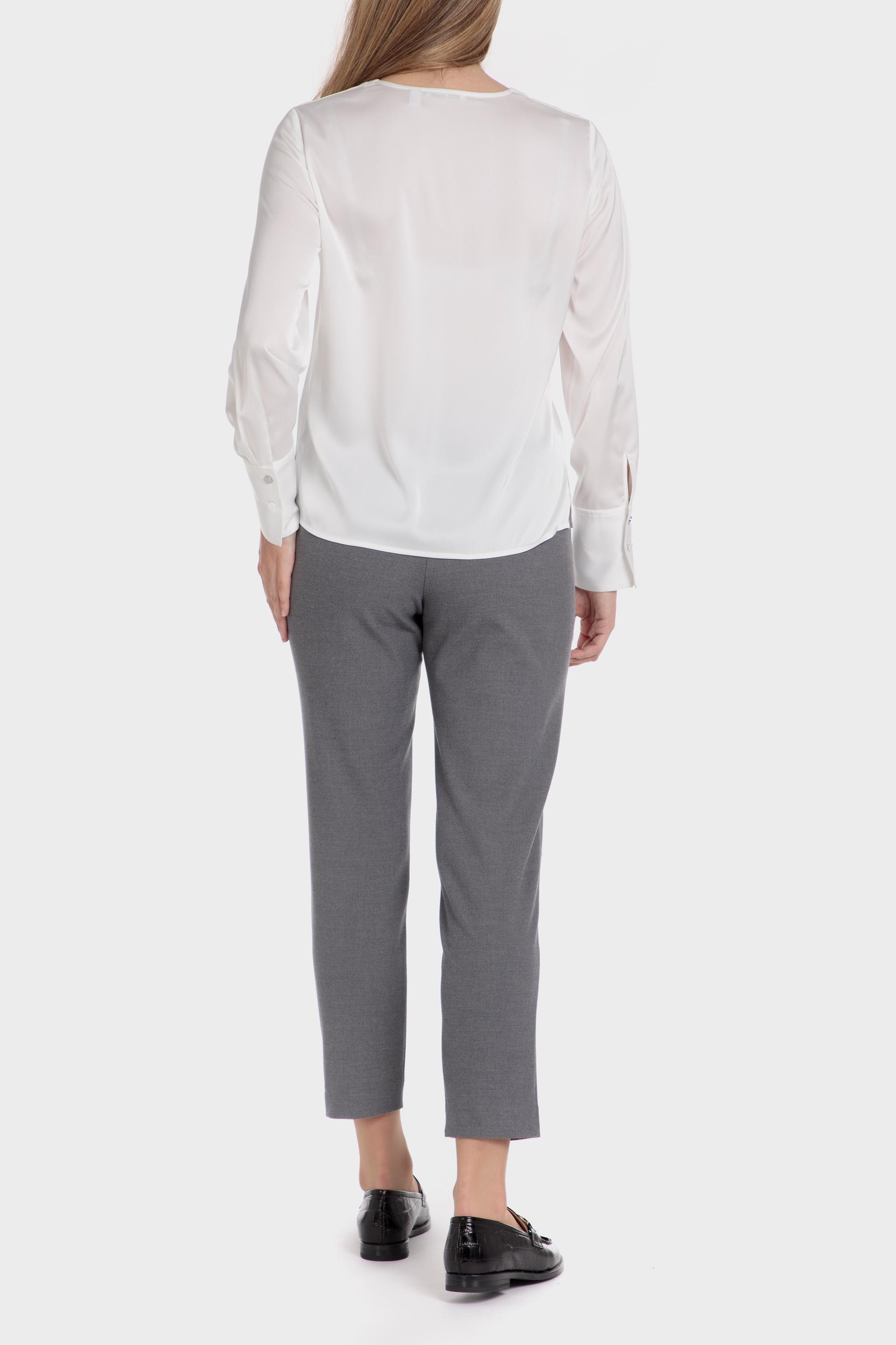 White Plain Blouse, , large image number 3