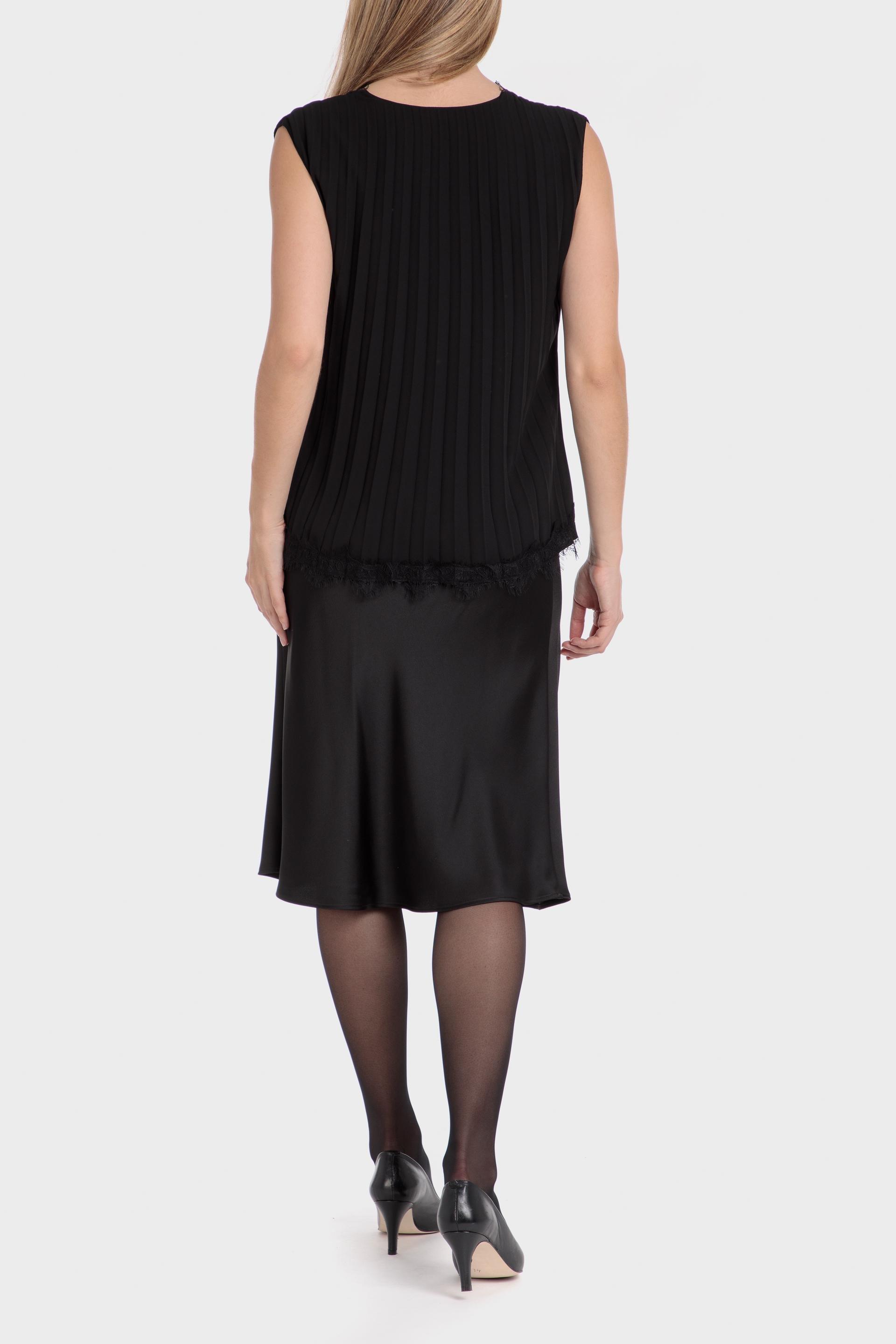 Black Pleated Blouse, , large image number 3