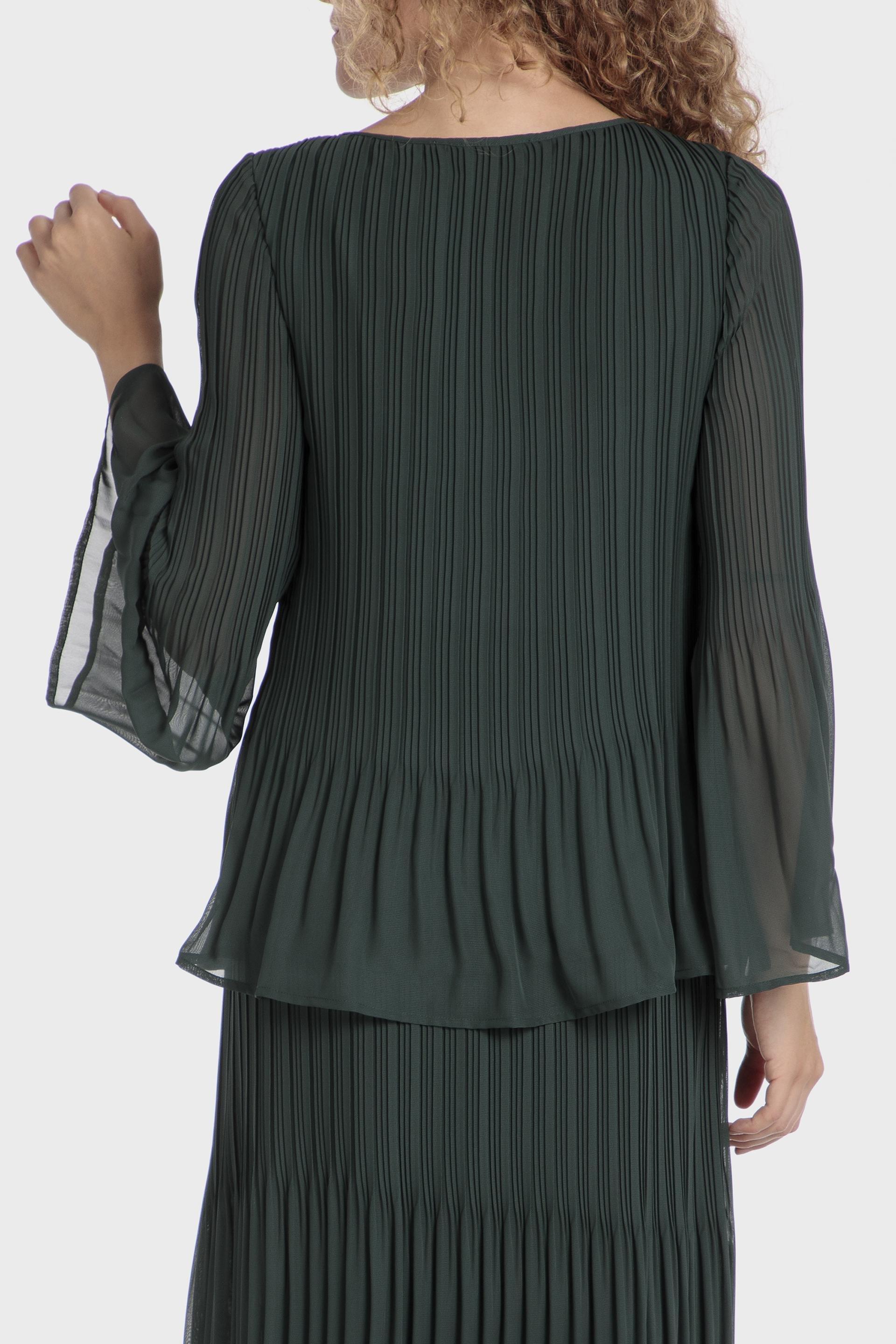 Green Frills Ruffle Blouse, , large image number 2