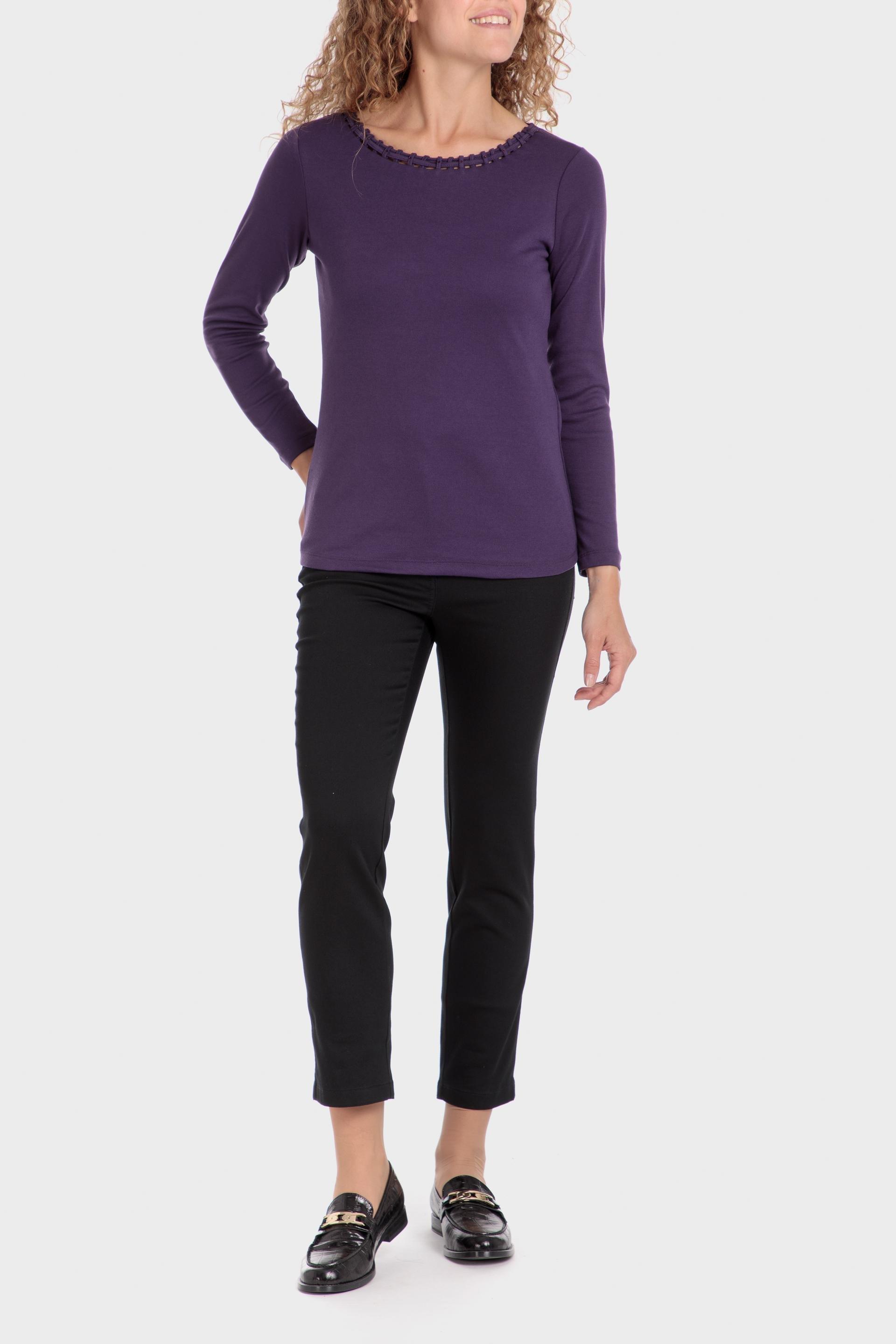 Purple Long Sleeve T-Shirt, , large image number 1