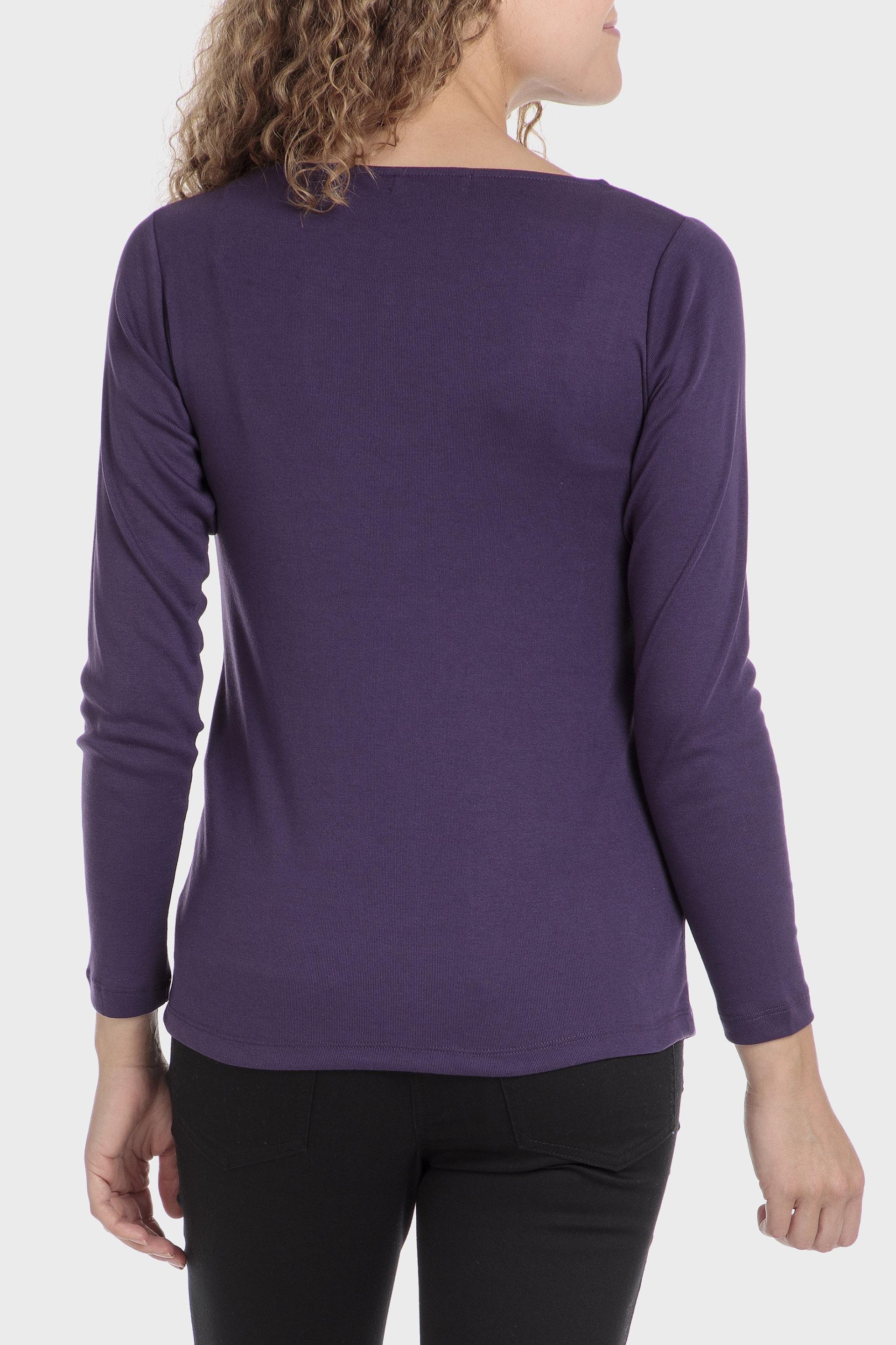 Purple Long Sleeve T-Shirt, , large image number 2