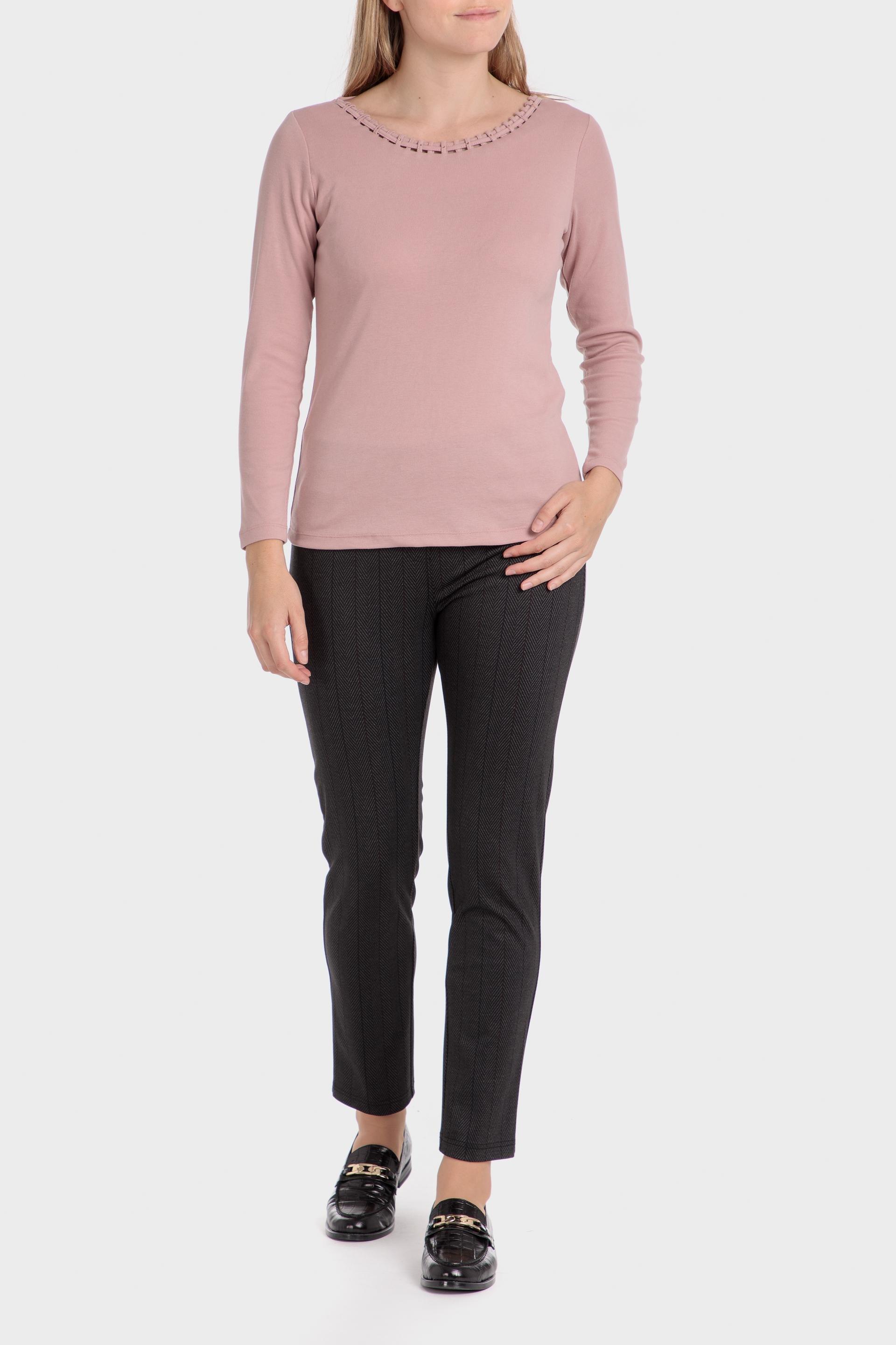 Beige Long Sleeve T-Shirt, , large image number 1