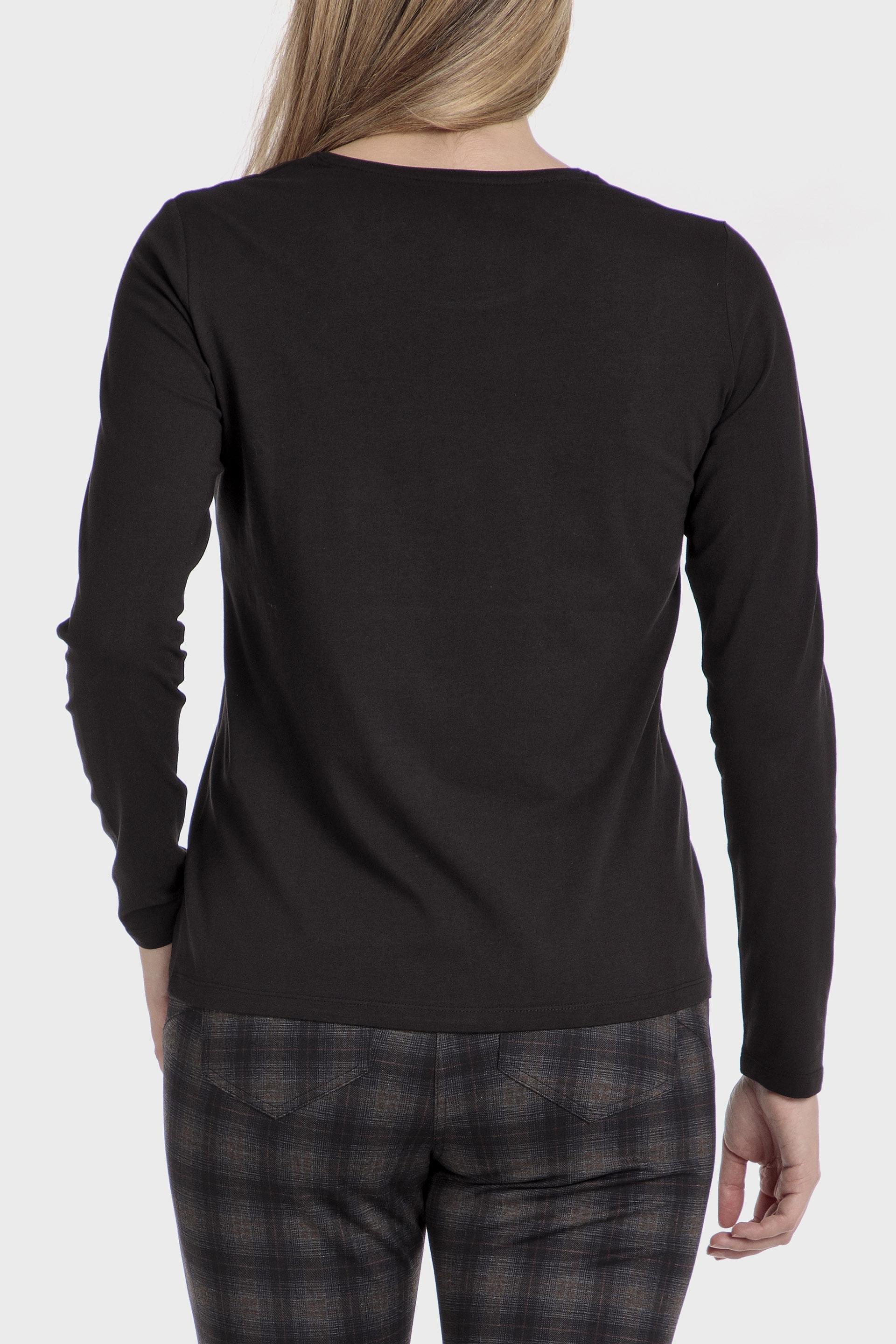 Black Basic Shirt, , large image number 3