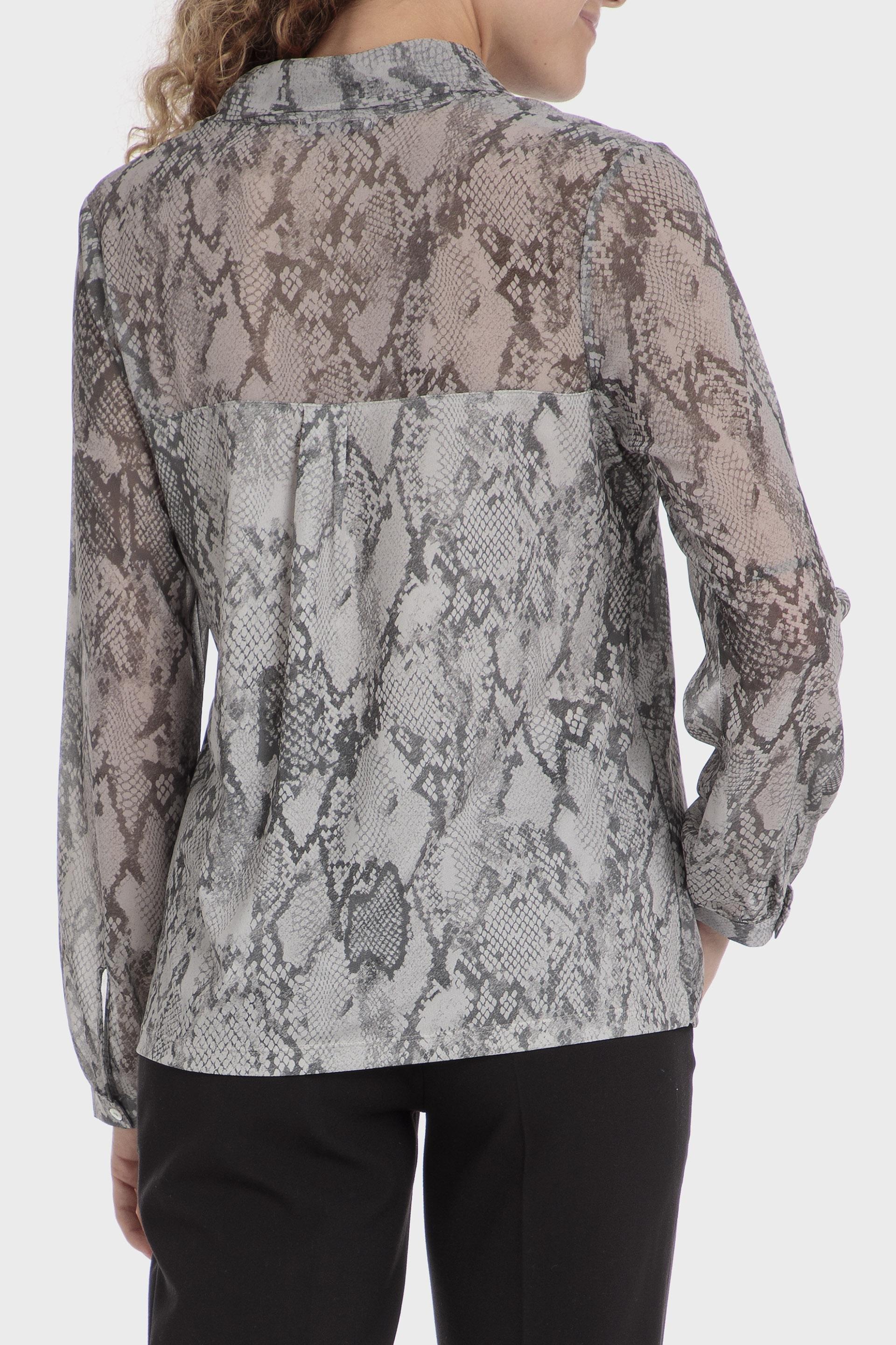 Grey Animal Print T-Shirt, , large image number 0