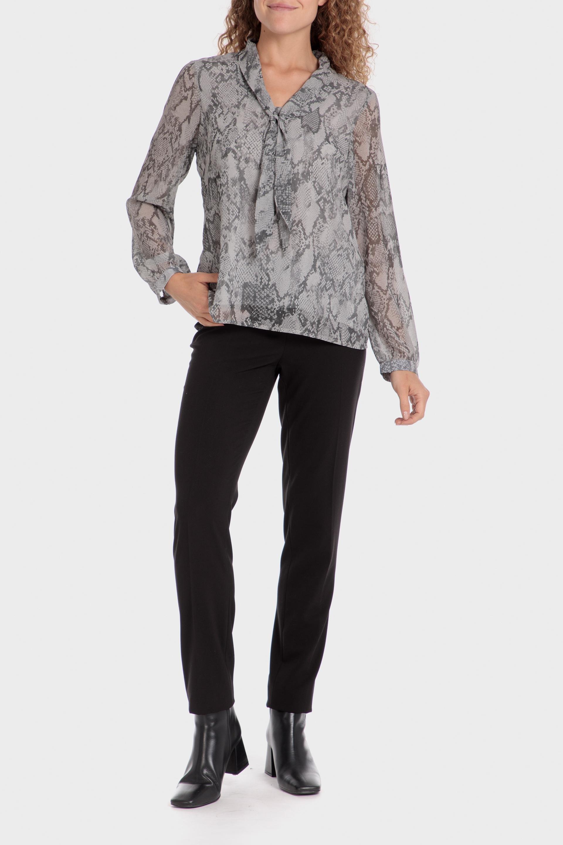 Grey Animal Print T-Shirt, , large image number 1