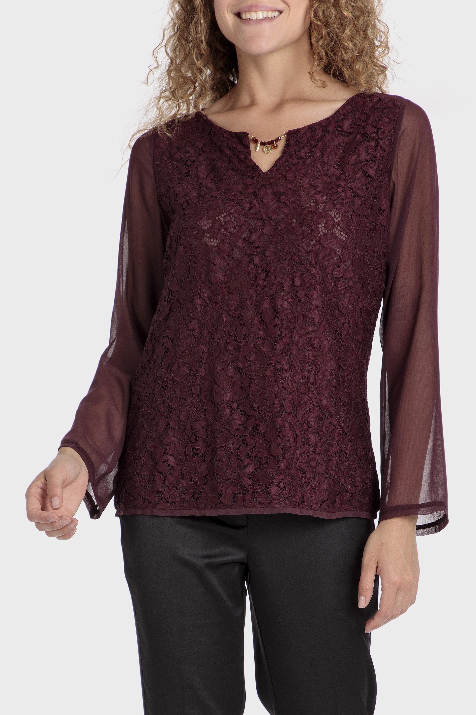 Red Laced T-Shirt, , large image number 1