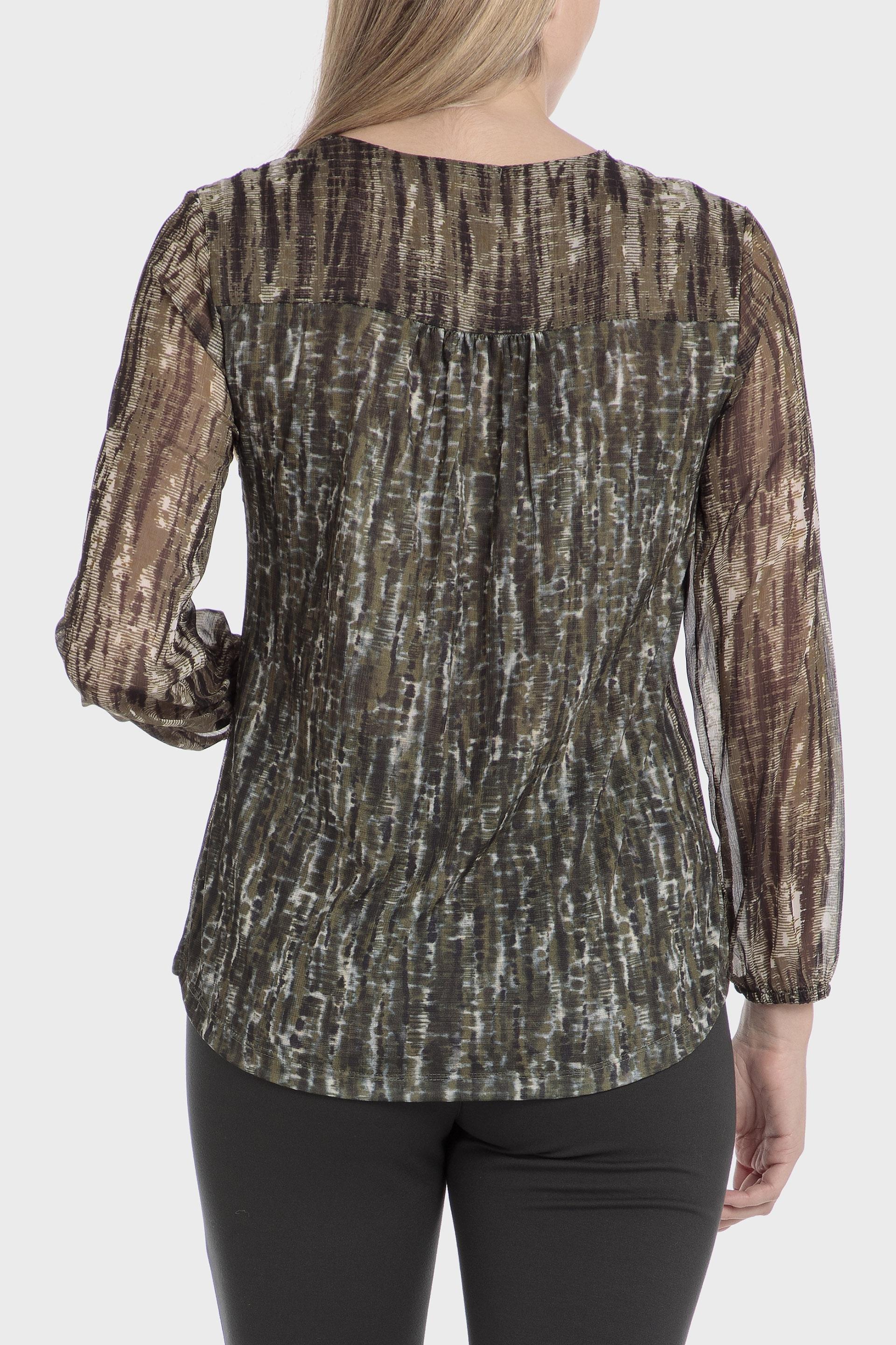 Khaki Printed T-Shirt, , large image number 2