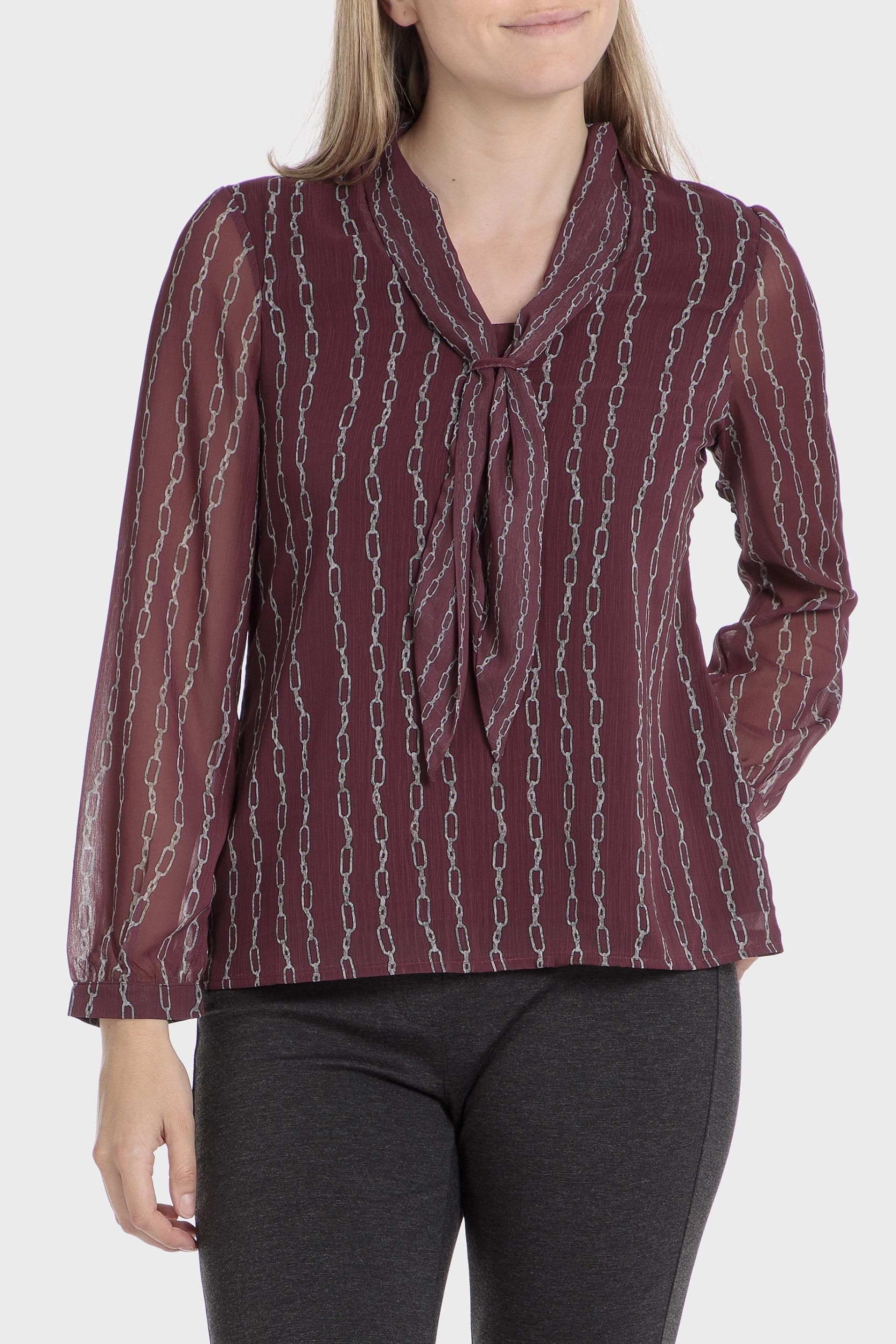 Red Printed T-Shirt, Garnet, large image number 0