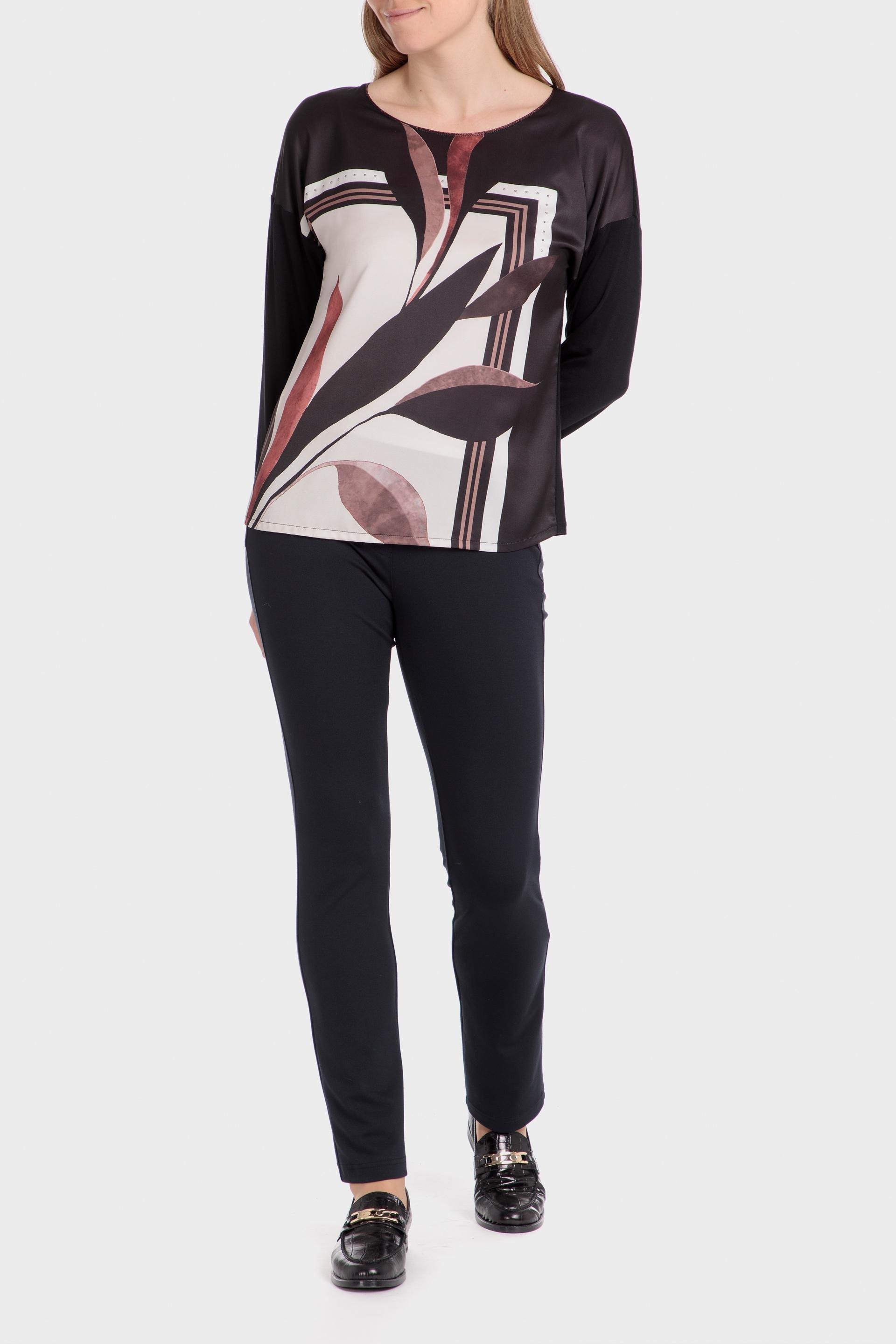 Black Printed T-Shirt, , large image number 1
