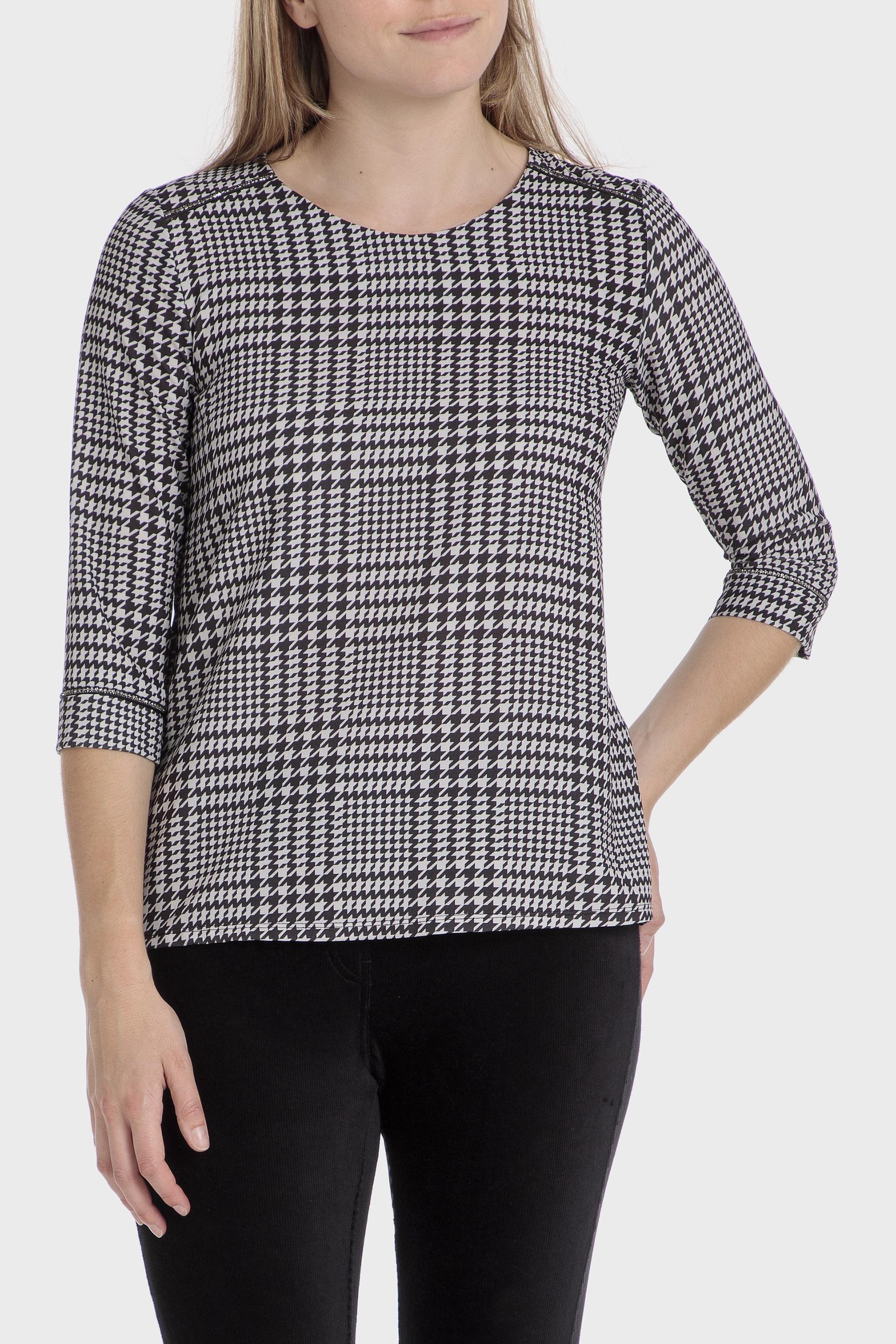Multicolour Plaid Blouse, , large image number 0