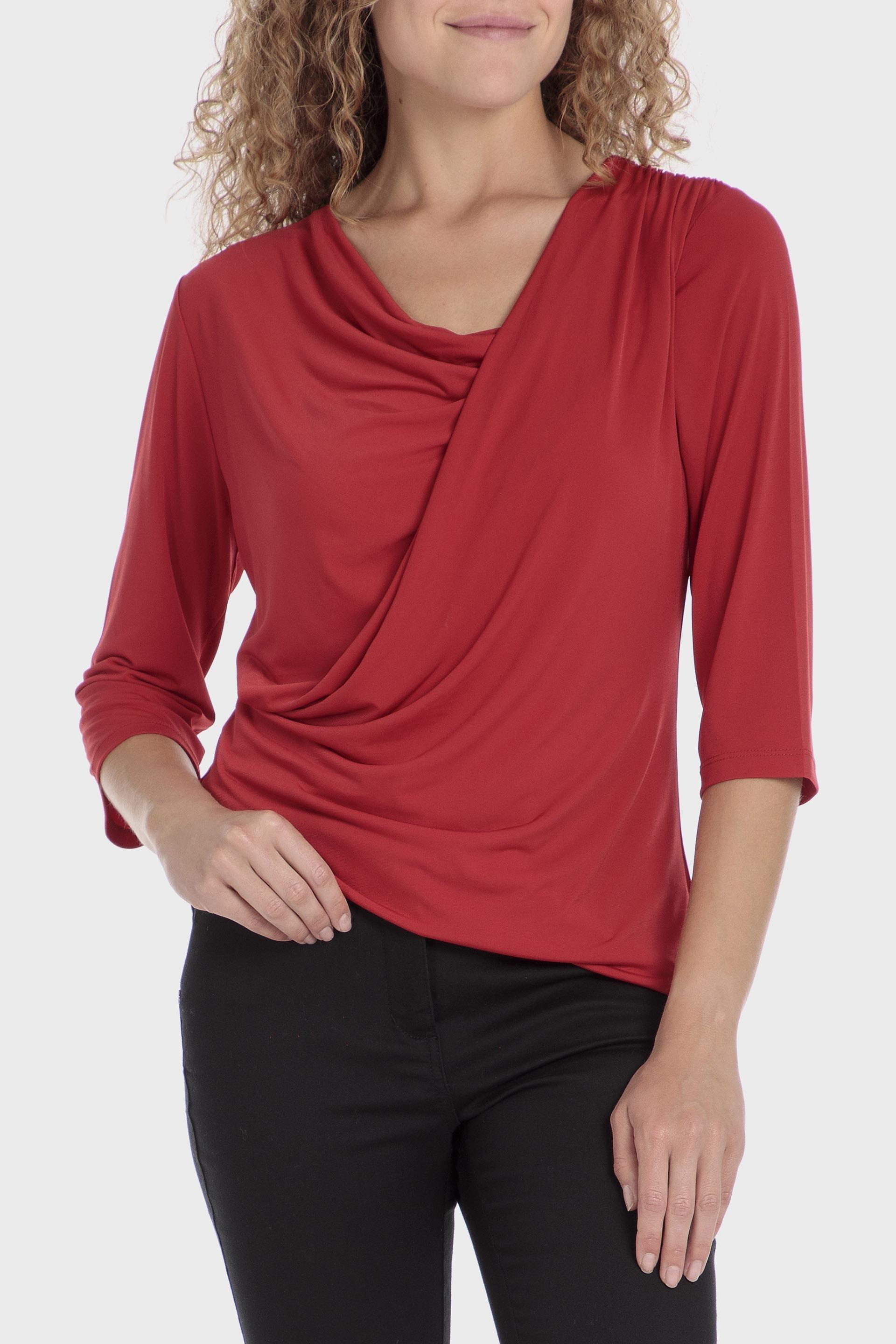 Orange Long Sleeve Crew Neck T-Shirt, , large image number 0