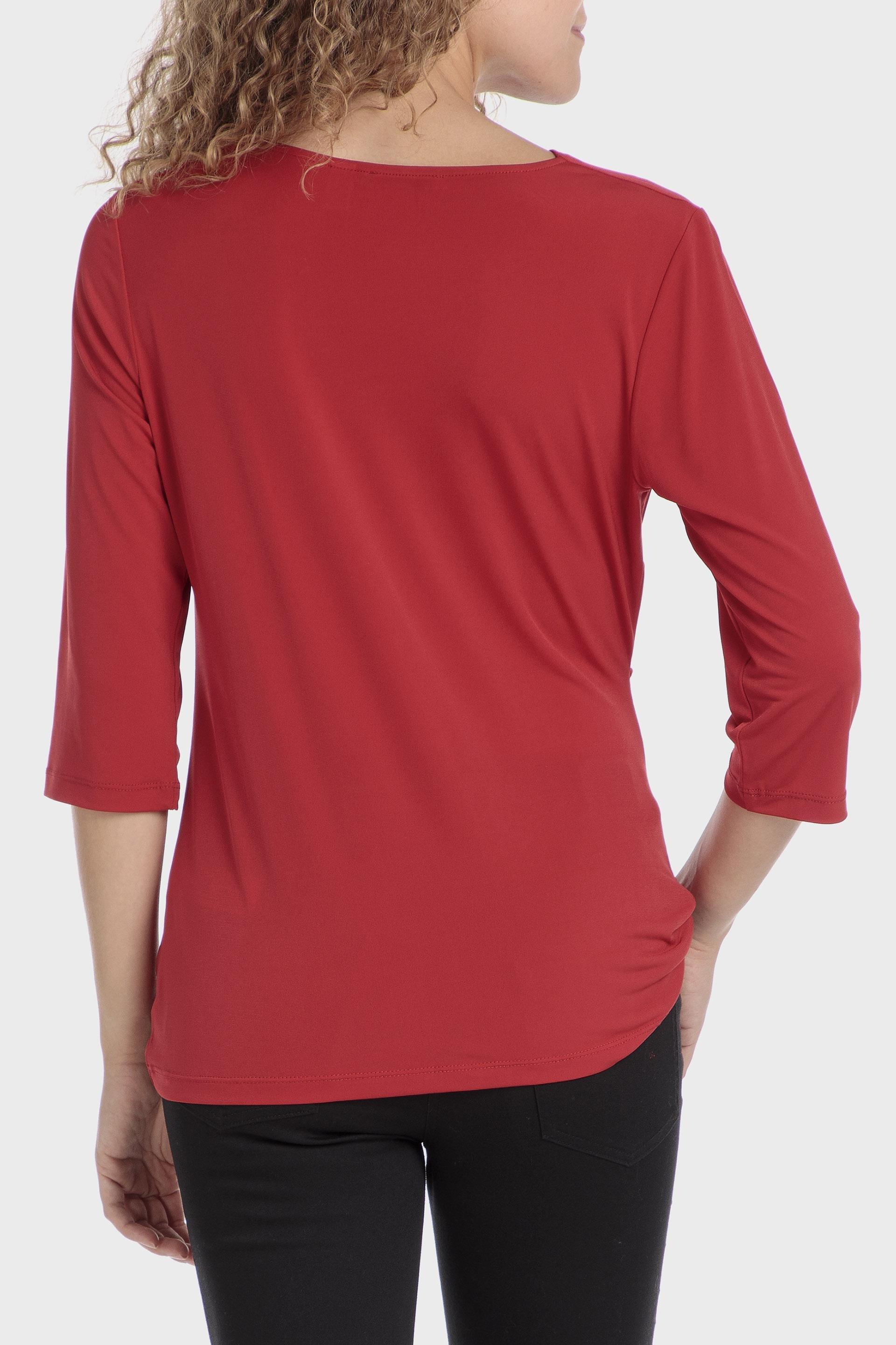 Orange Long Sleeve Crew Neck T-Shirt, , large image number 2