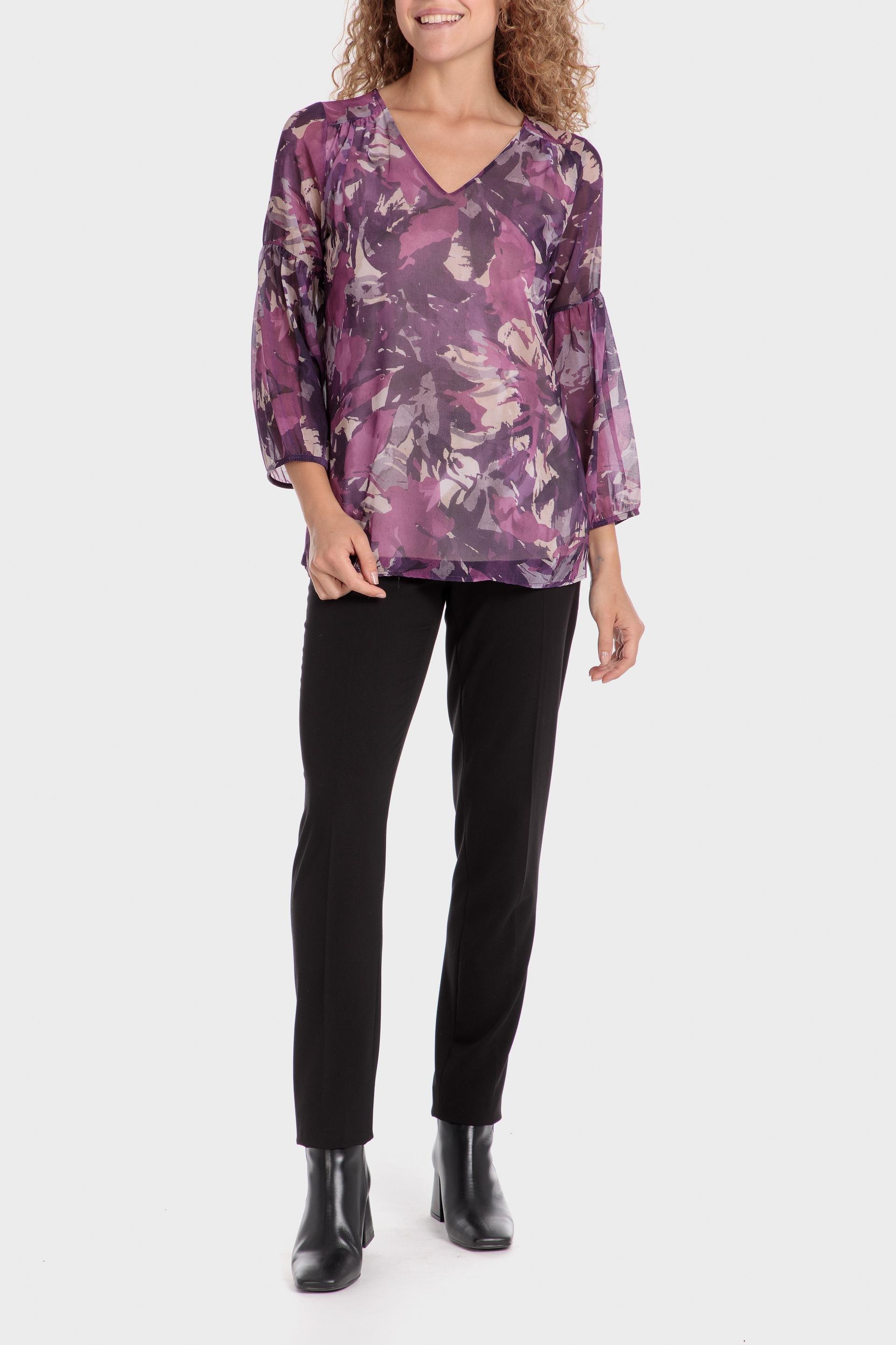 Purple Printed T-Shirt, , large image number 1