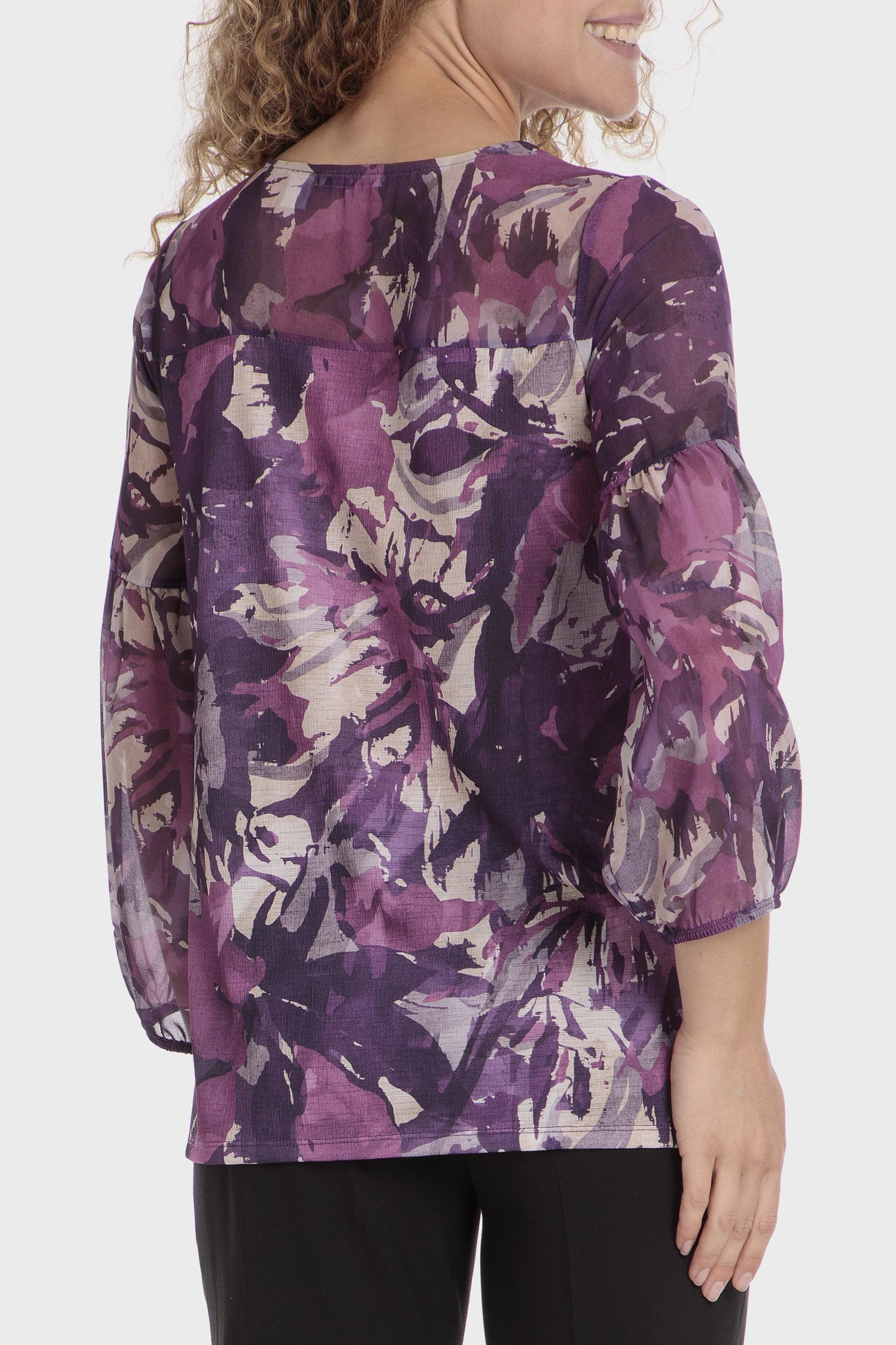 Purple Printed T-Shirt, , large image number 3