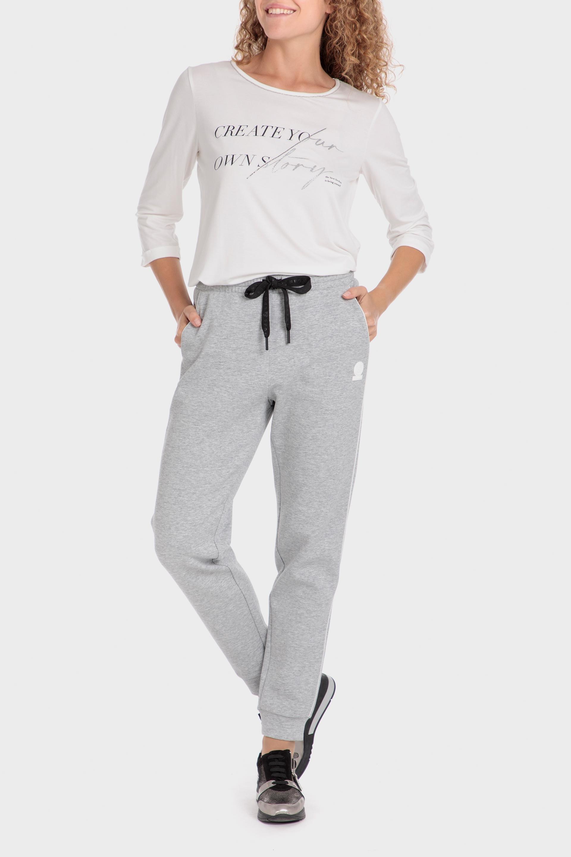 White Graphic Print Basic Shirt, , large image number 1